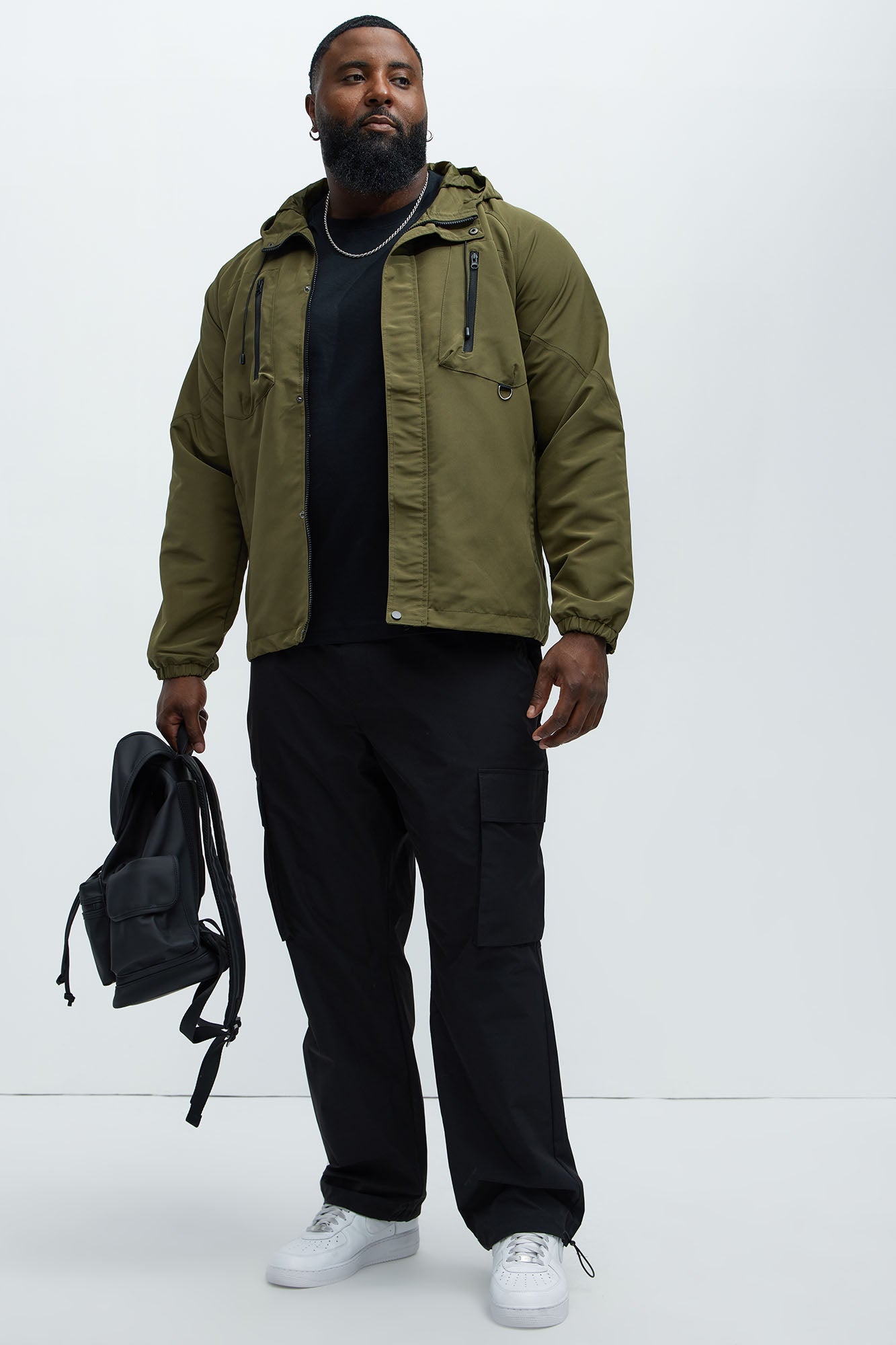 Go Wild Lightweight Anorak Jacket - Olive