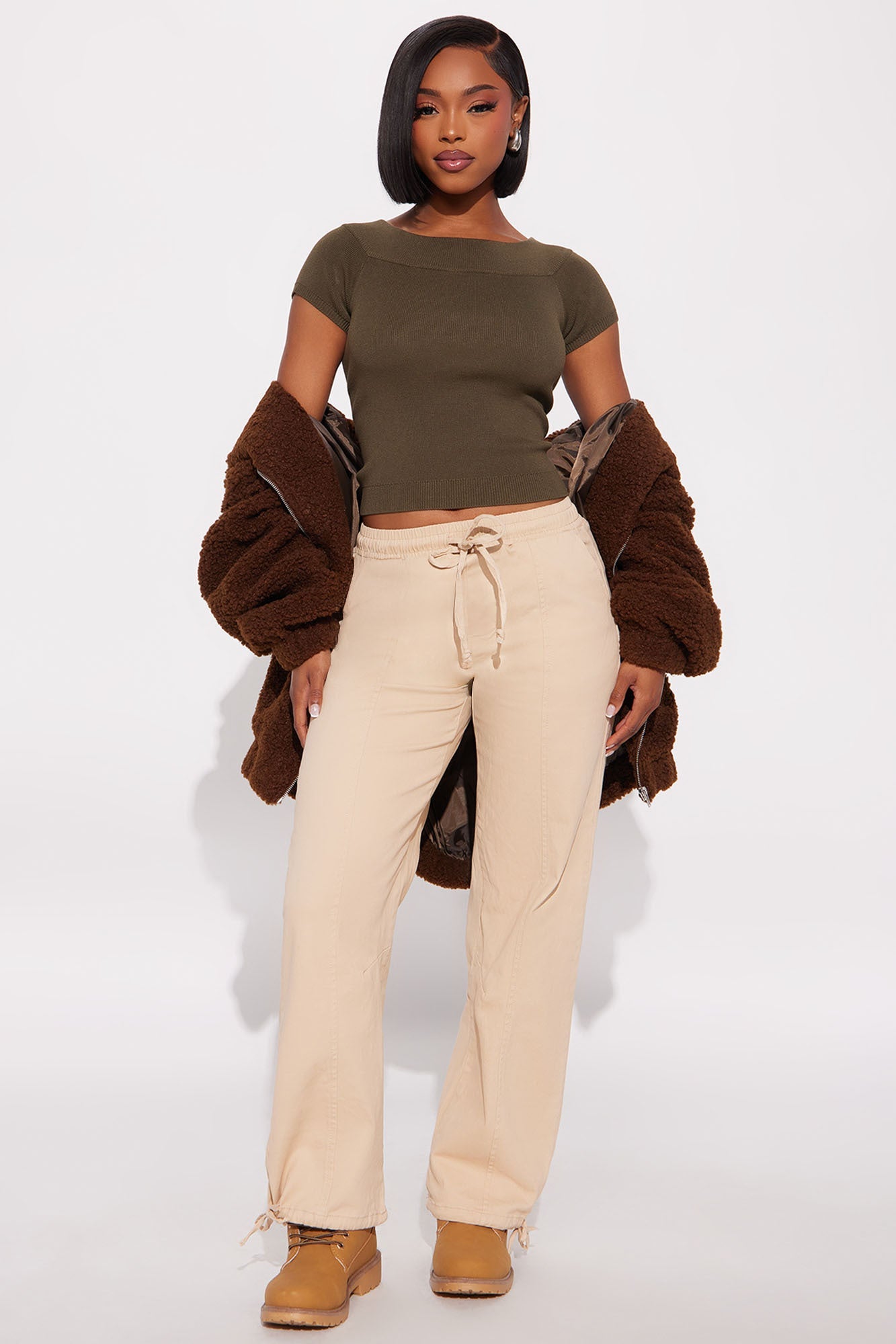 Down In Harlem Jogger Pant - Camel
