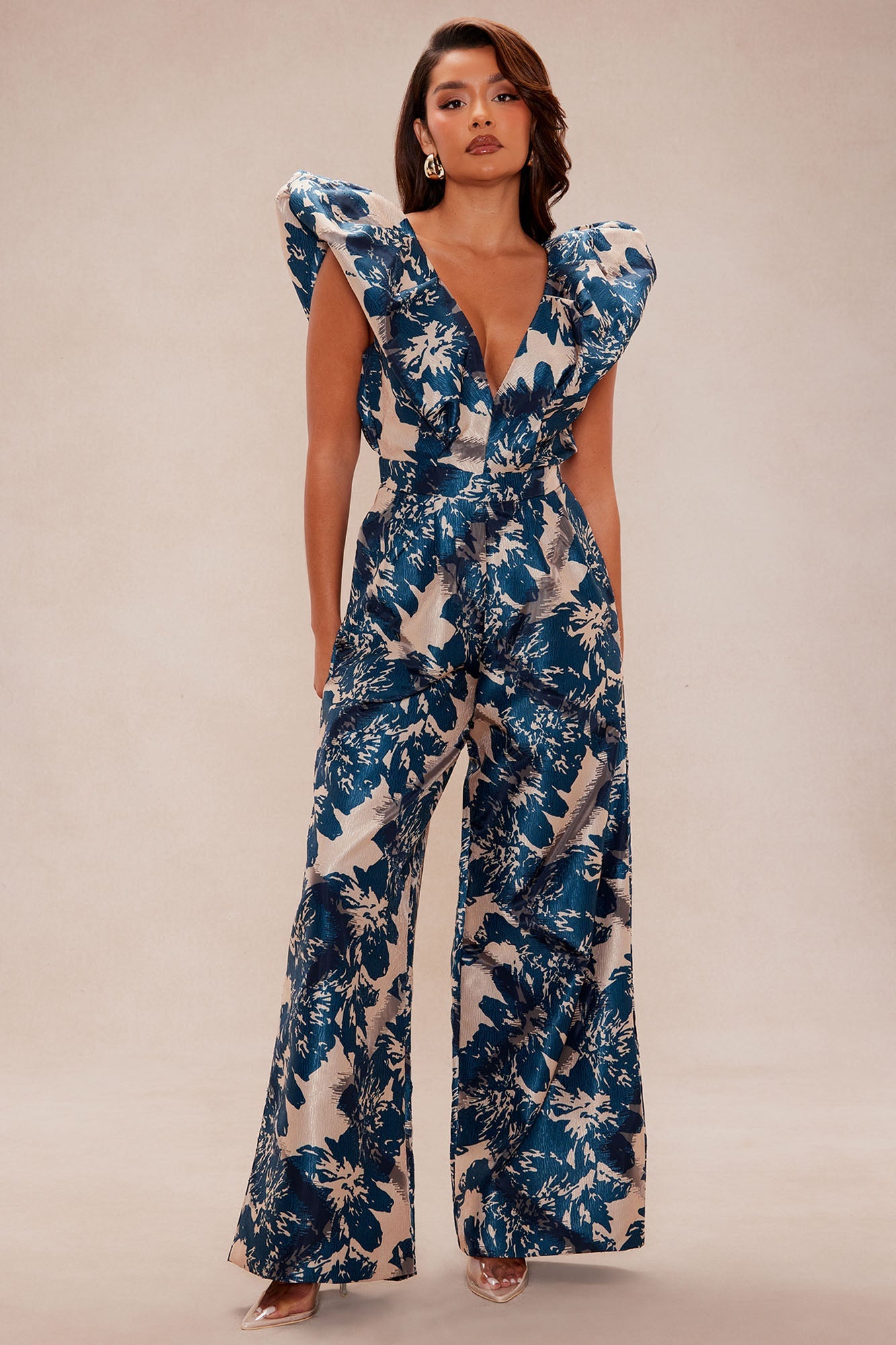 Karmina Jumpsuit - Navy/combo