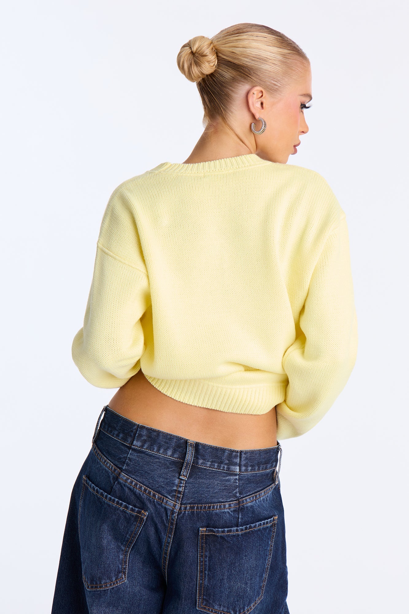 The Cozy Days Pullover Sweater - Butter Yellow