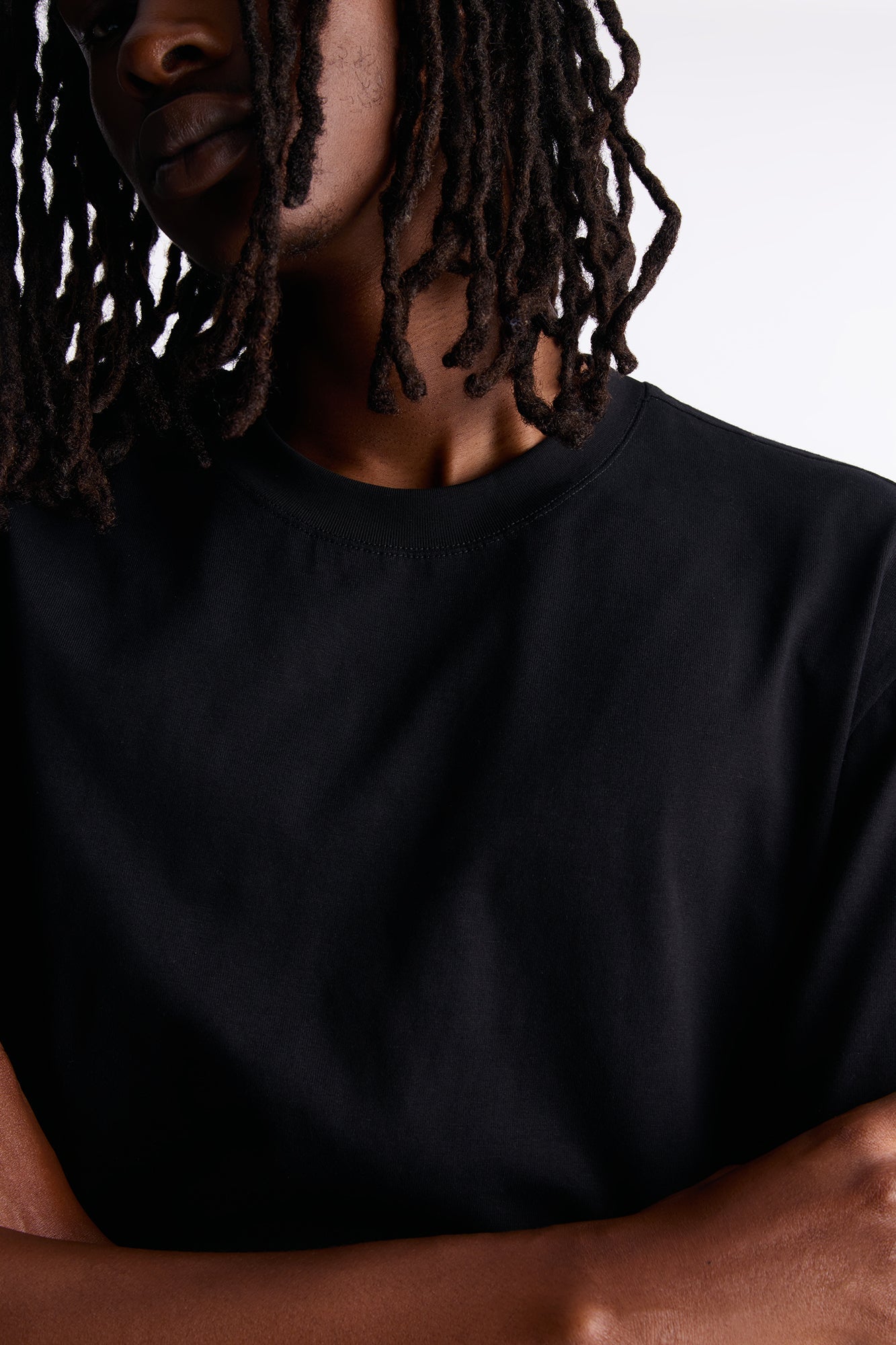 Relaxed Premium Midweight Tee - Black