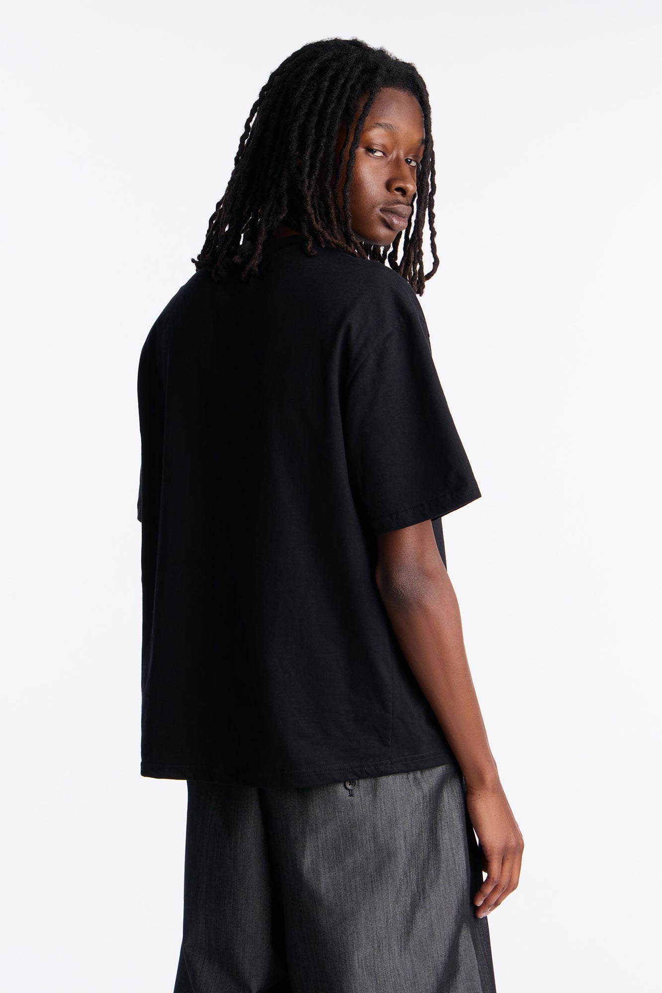 Relaxed Premium Midweight Tee - Black