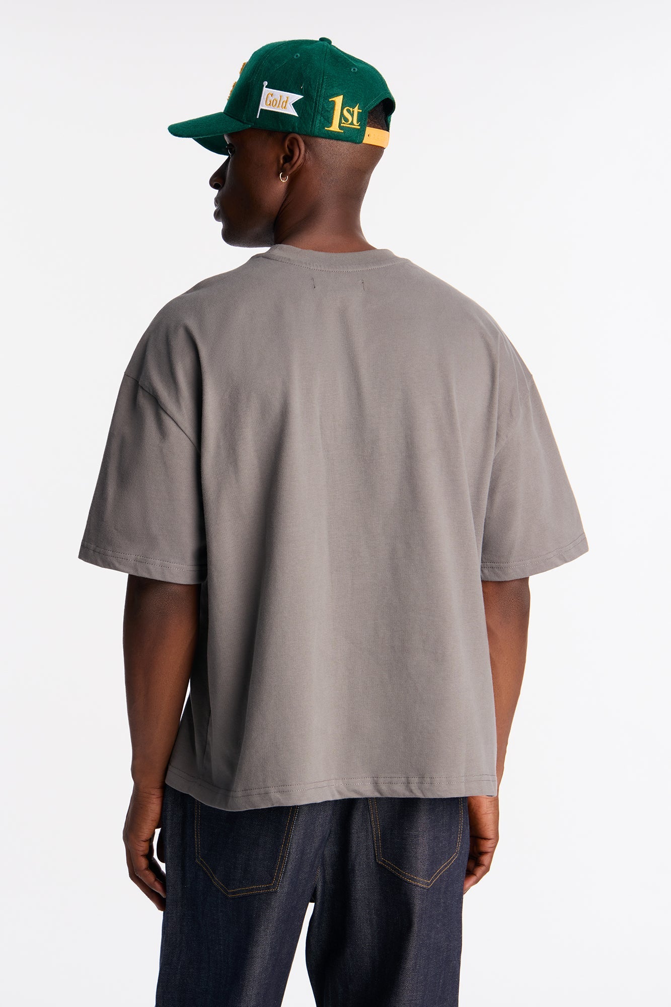 Boxy Premium Midweight Tee - Dark Grey