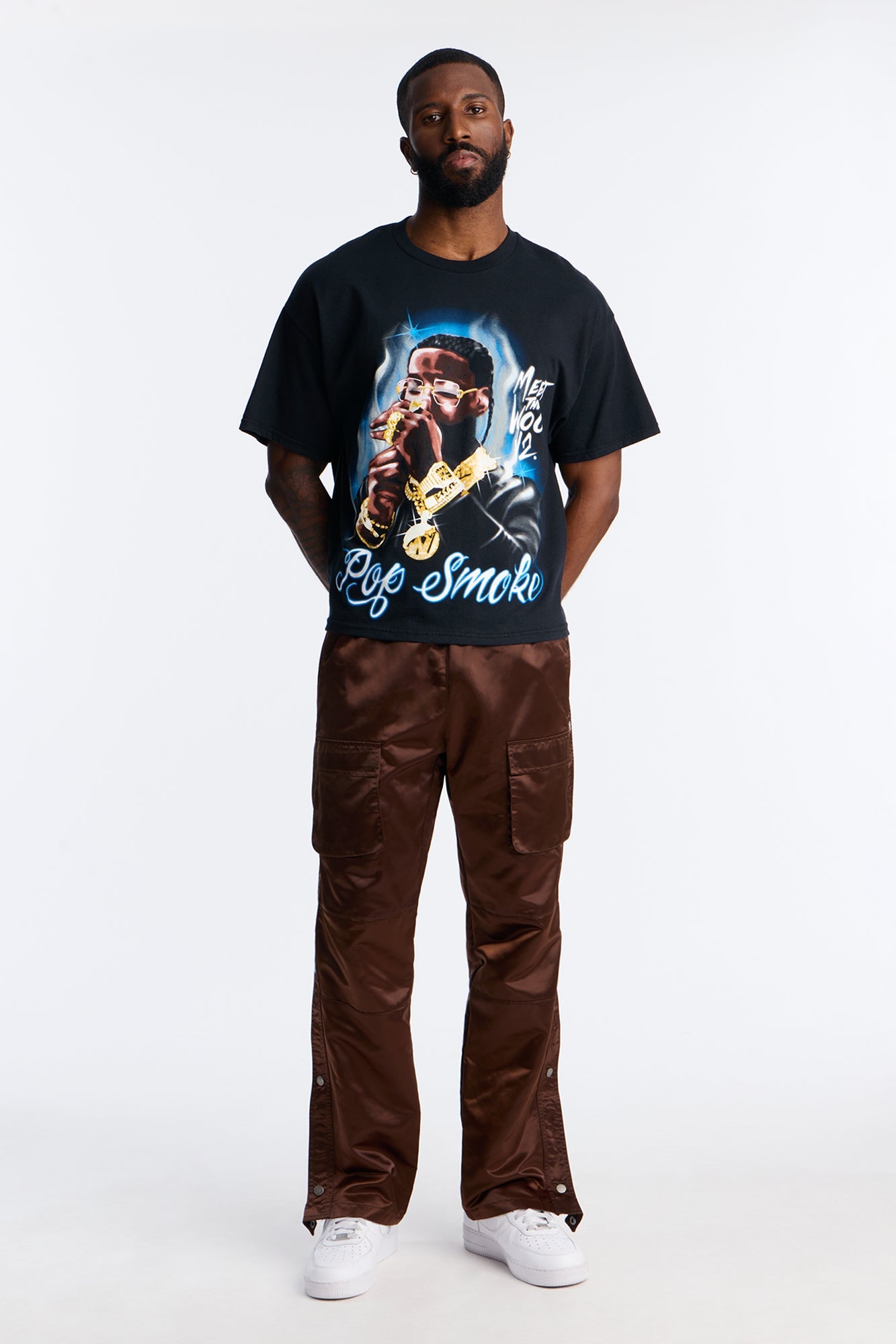 Straight Marvin Cargo Pant - Brown