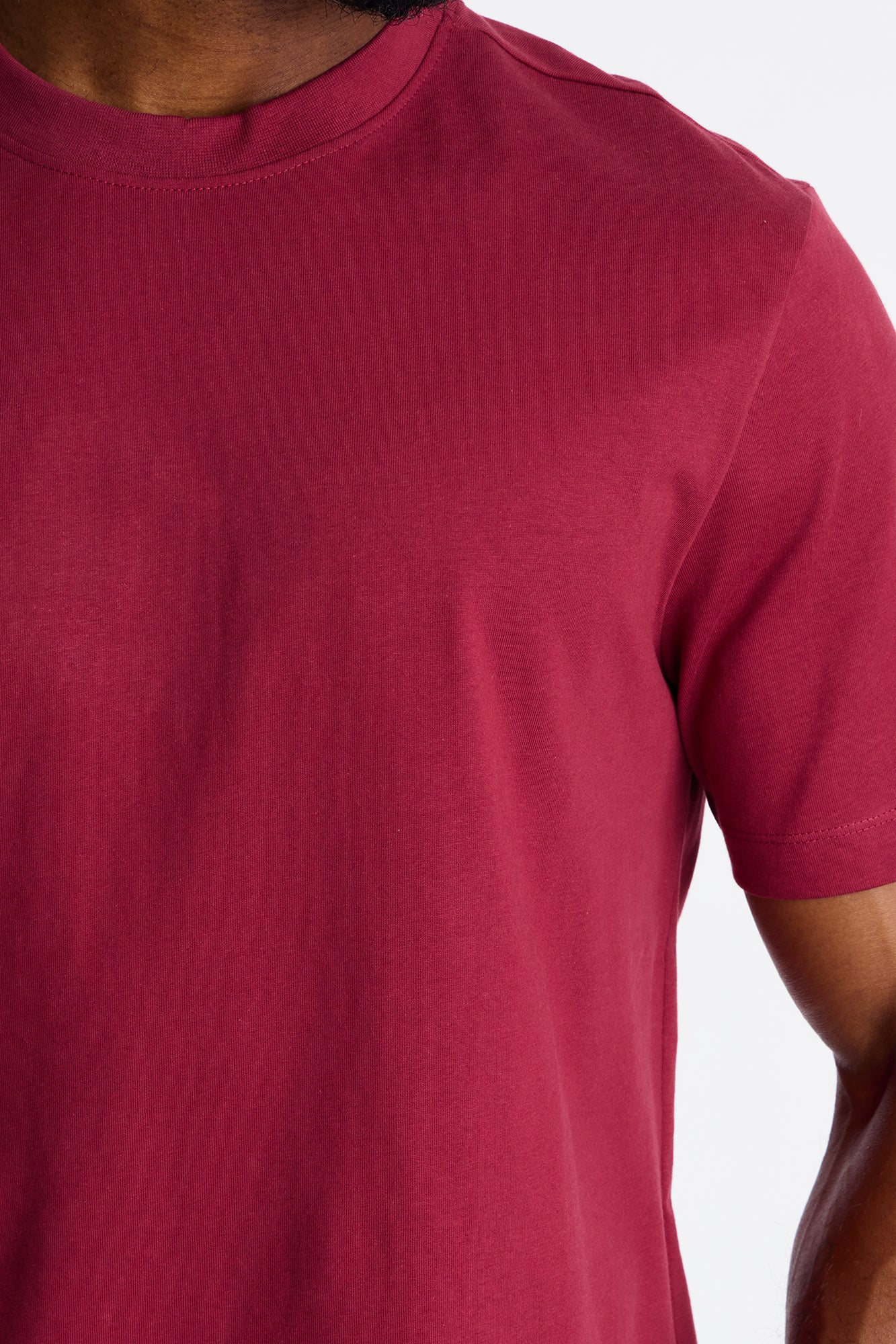 Classic Lightweight Tee - Burgundy
