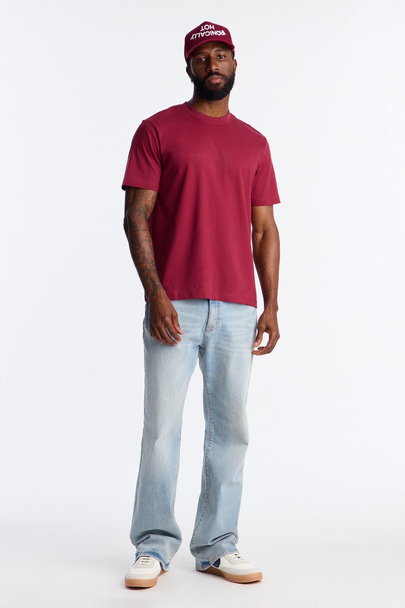 Classic Lightweight Tee - Burgundy