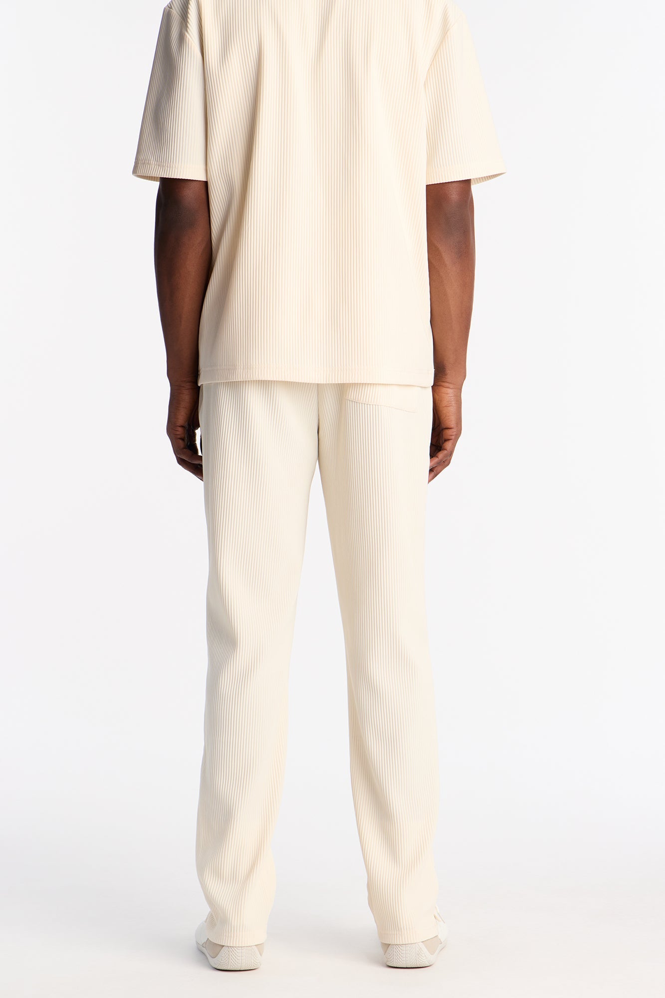 Show Up Slim Slit Pants - Off White