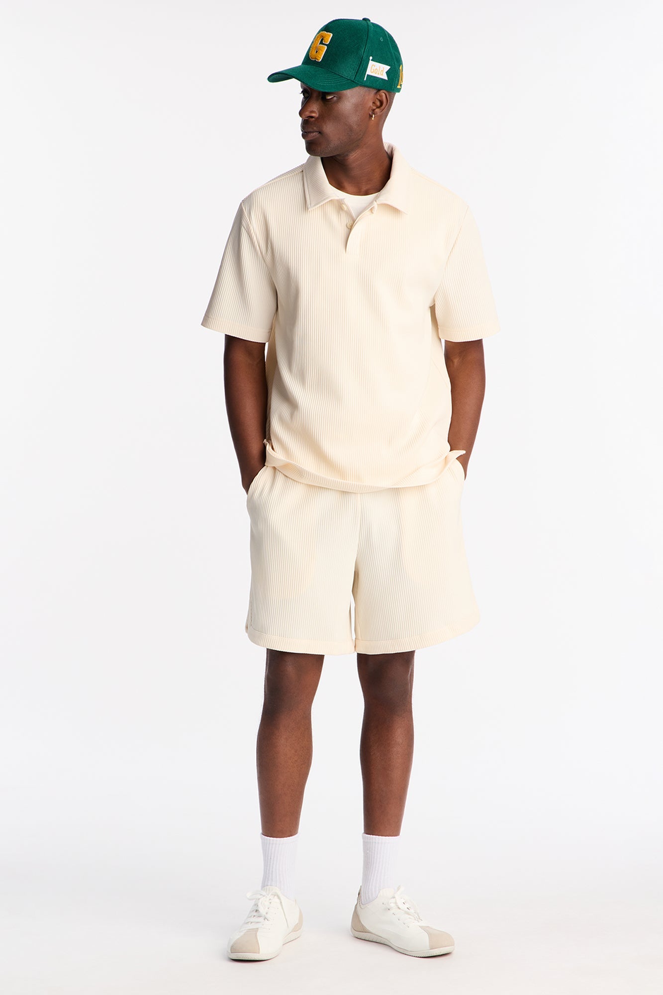 Show Up Basketball Short - Off White