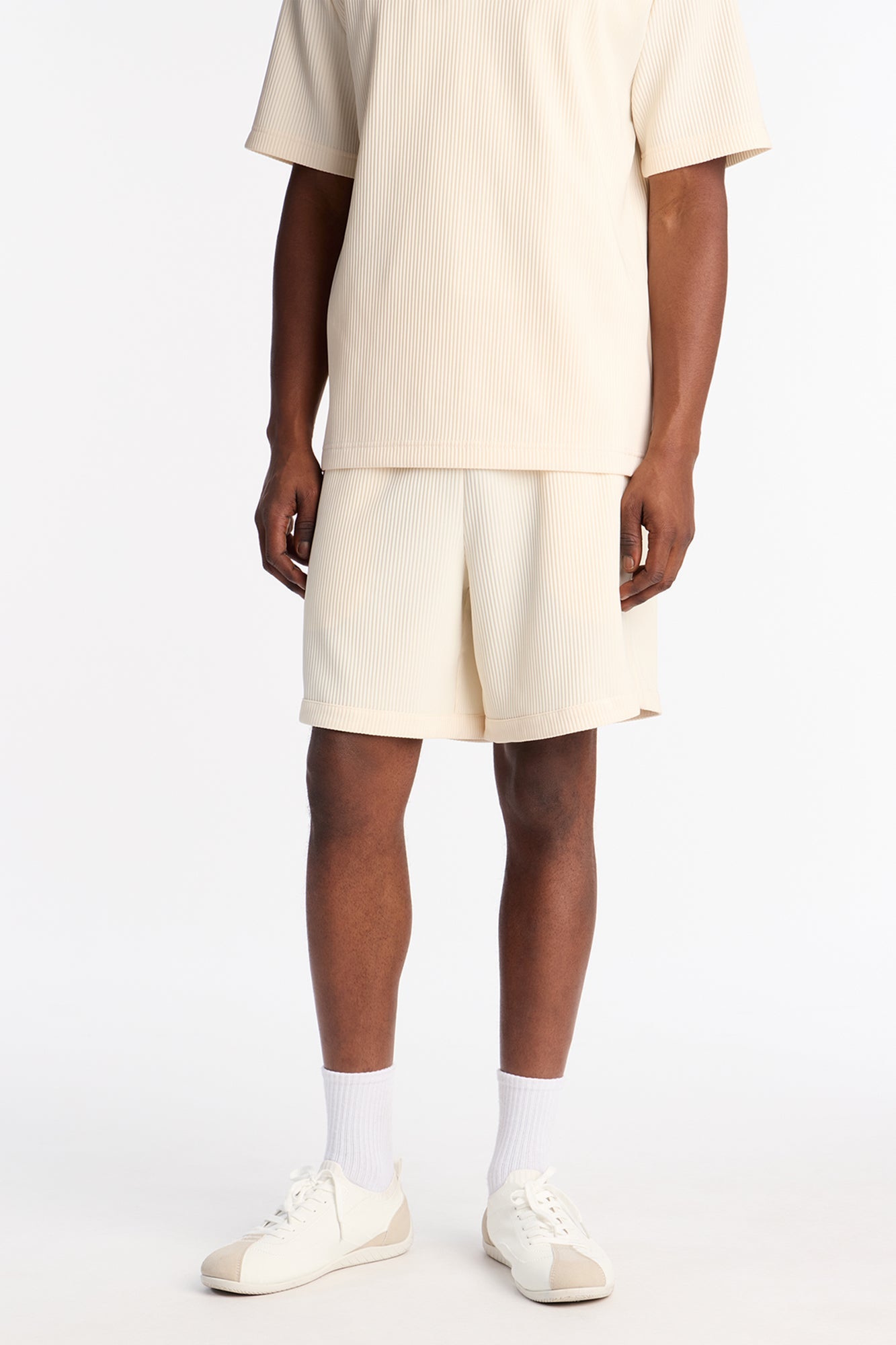 Show Up Basketball Short - Off White