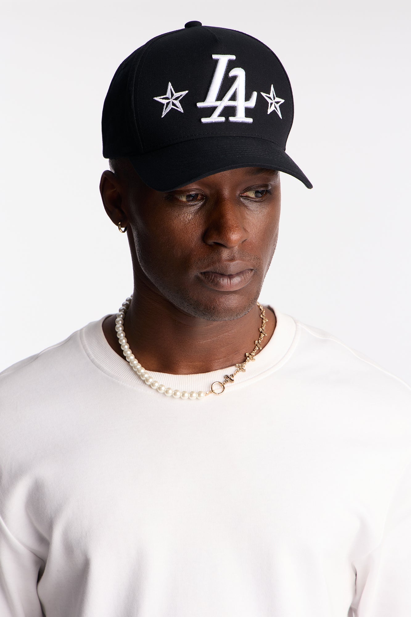 Unruly Pearl Necklace - Gold/combo