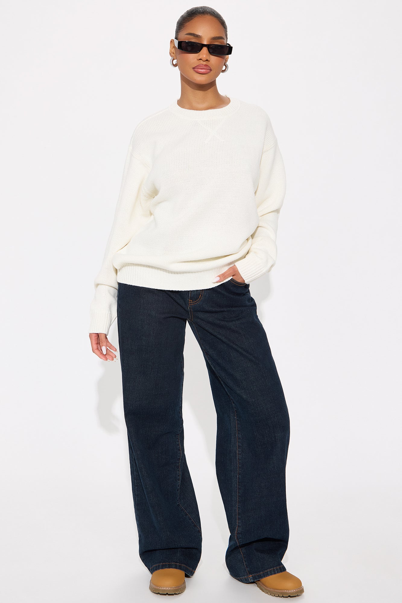 The Cozy Days Pullover Sweater - Ivory