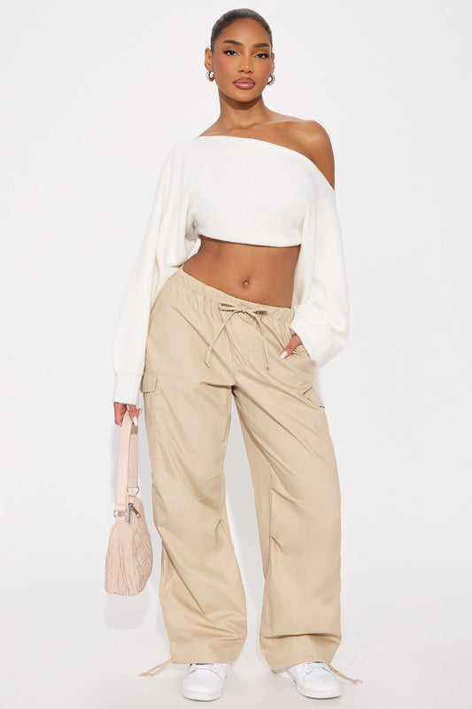 Street Smart Cargo Parachute Pant - Khaki