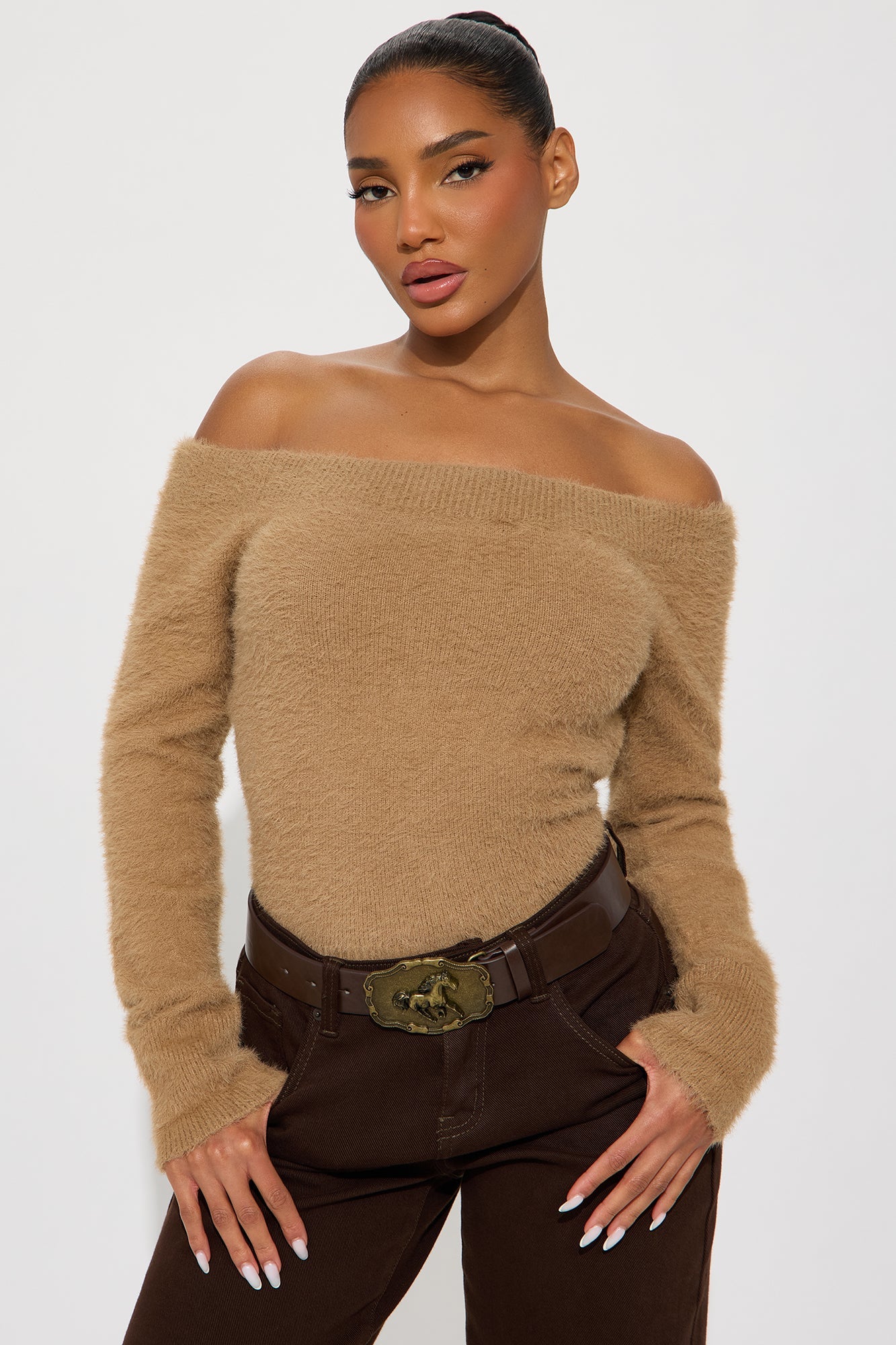 Long Live Cowgirls Belt - Brown/combo