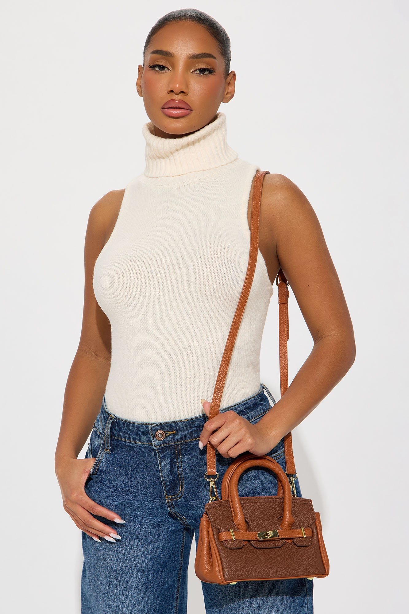 Daydream Colorblock Satchel Handbag - Brown/combo