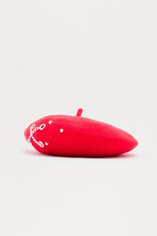Beautiful Chaos Beret - Red