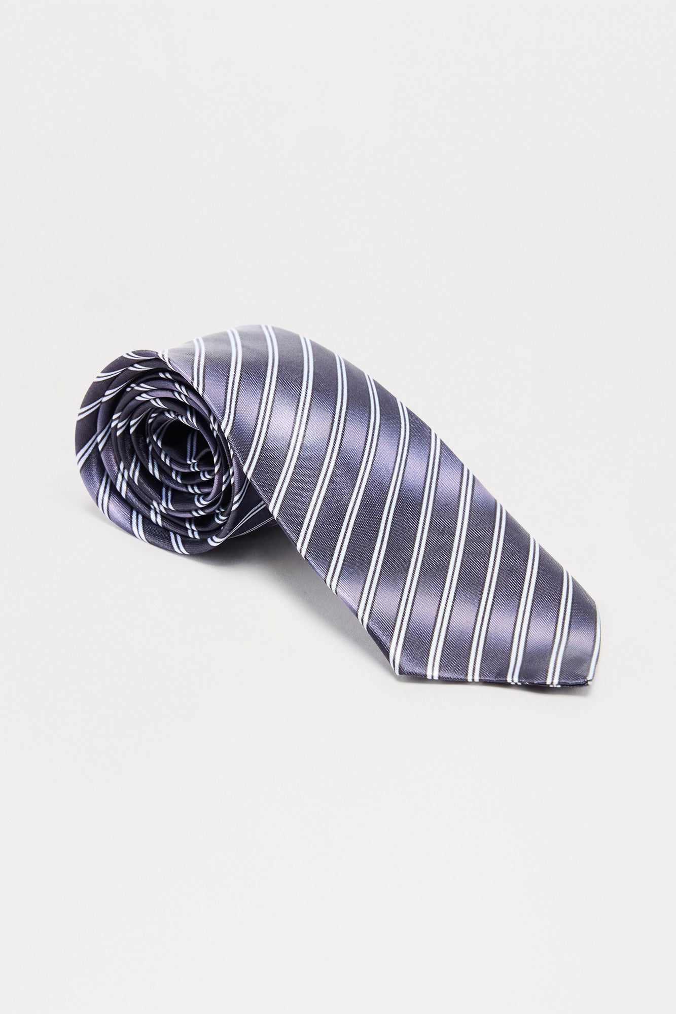 She Means Business Tie Scarf - Navy/combo