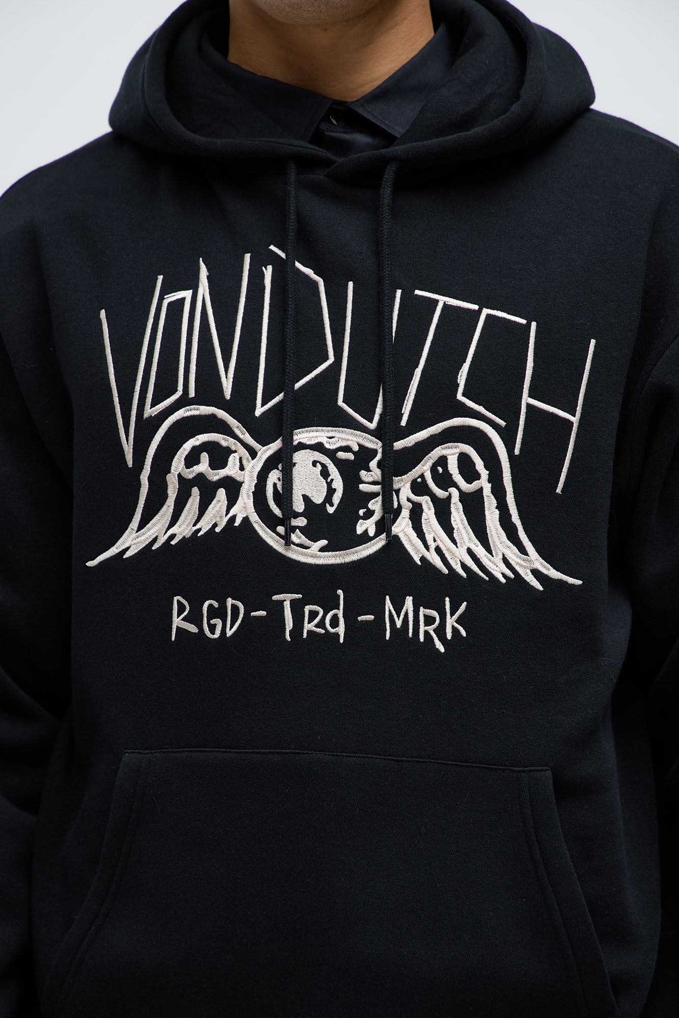 Von Dutch Eye Sketch Hoodie - Black