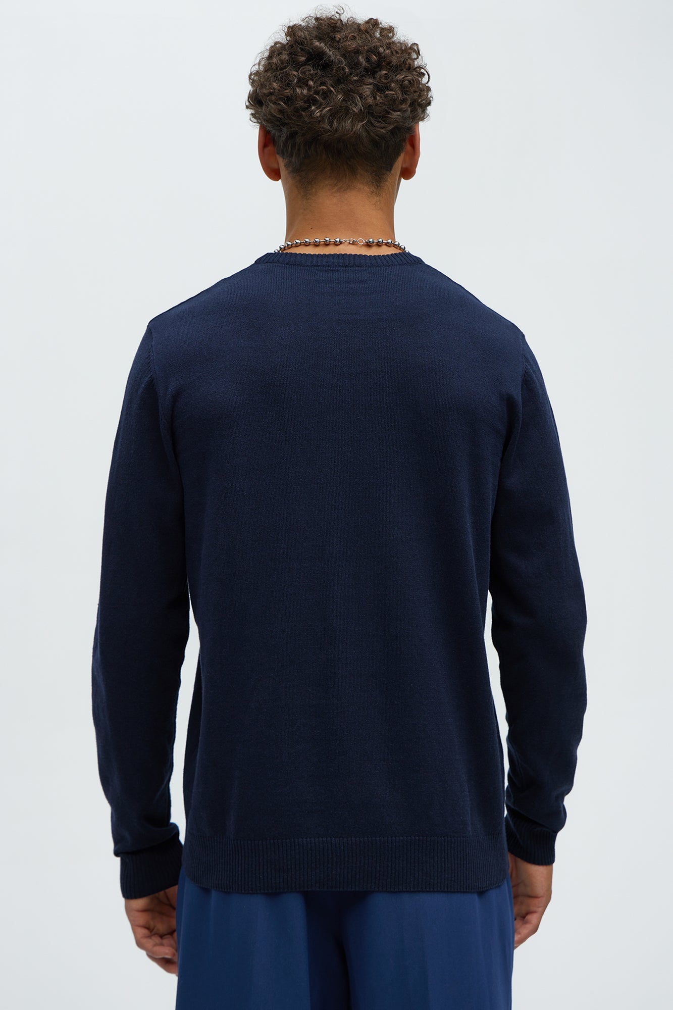 Cozy and Cool Crewneck Sweater - Navy