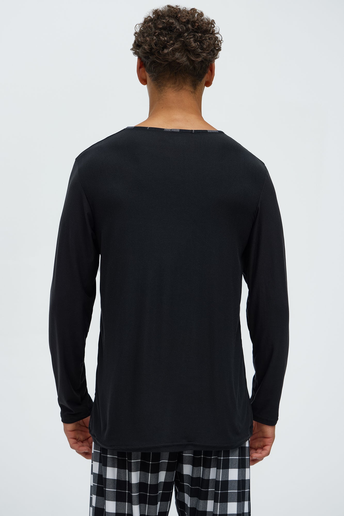 I'm With Naughty Christmas Holiday PJ Set - Black