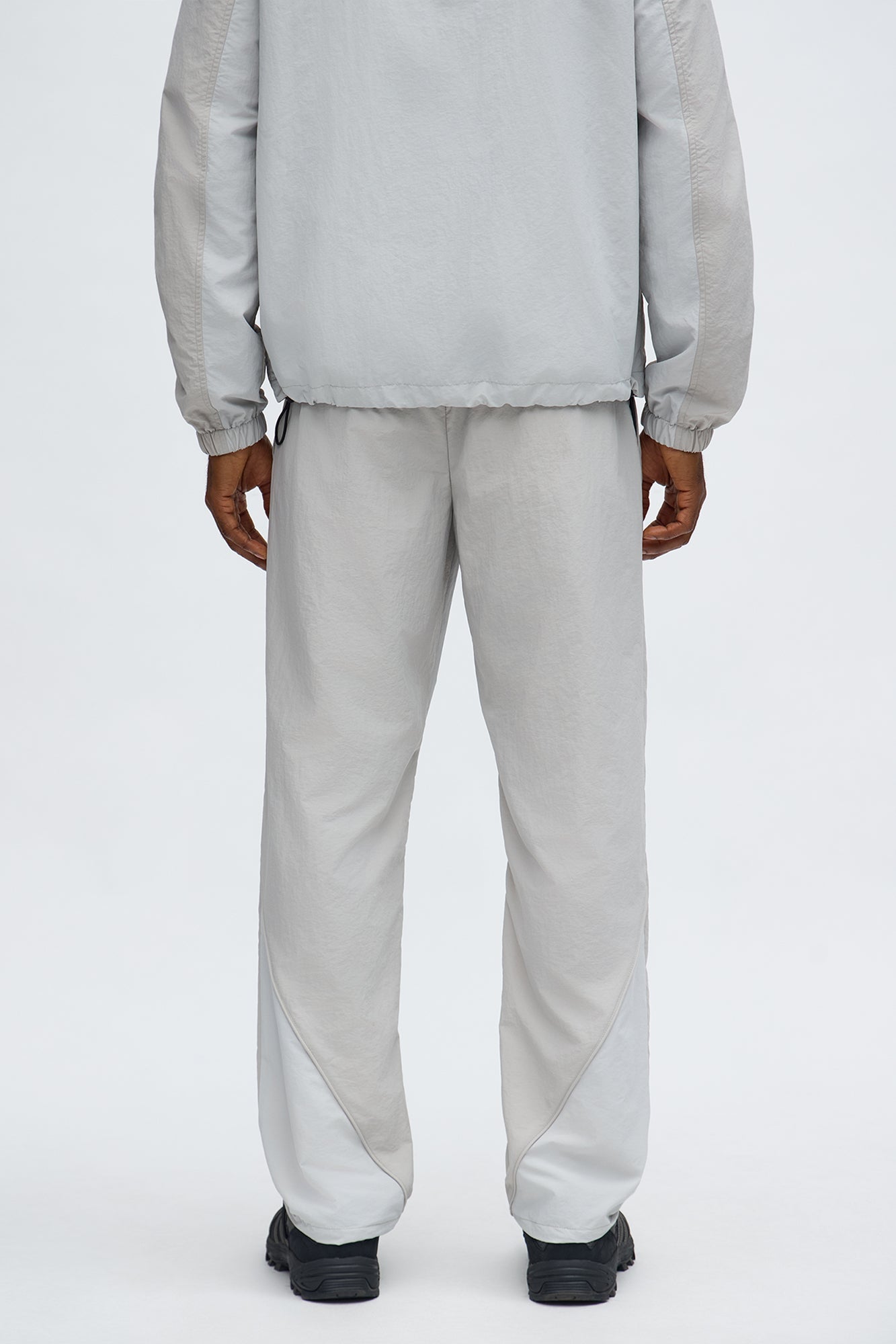 Straight Big Waves Track Pant - Grey