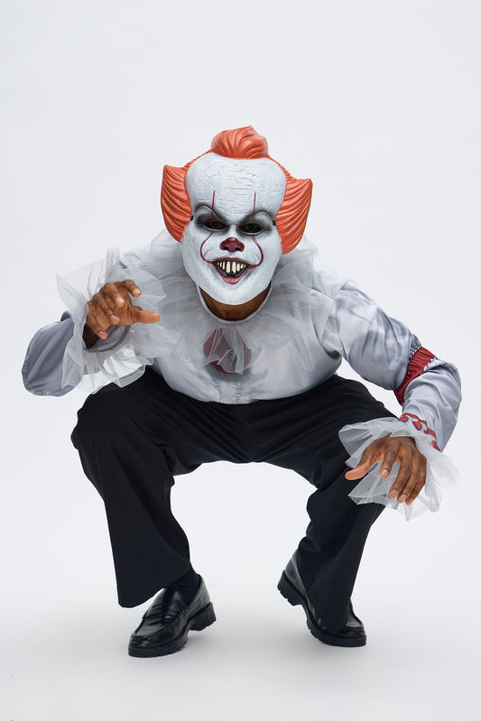 Pennywise 2 Piece Costume Set - White/combo