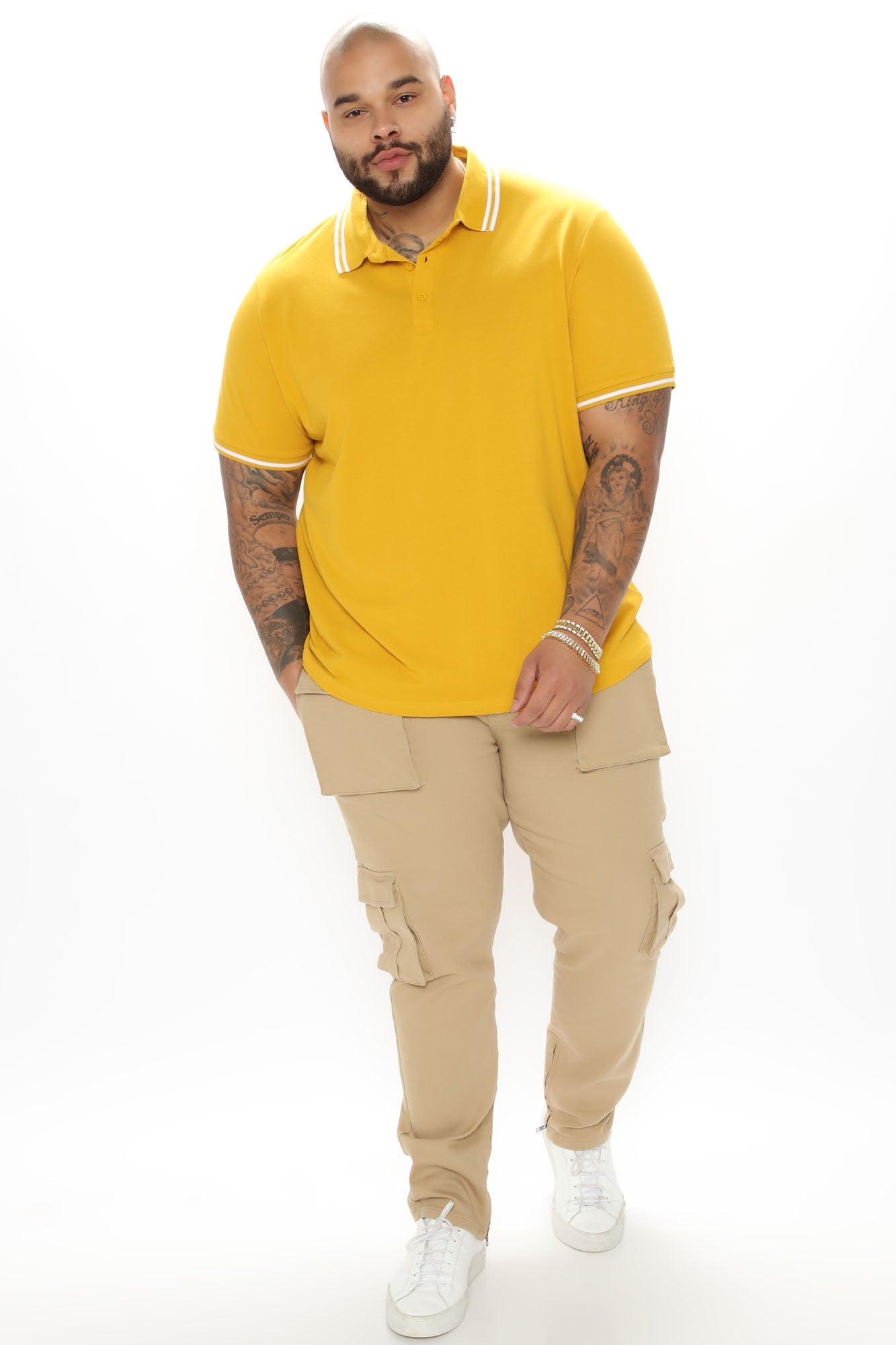 Wilson Short Sleeve Polo - Mustard
