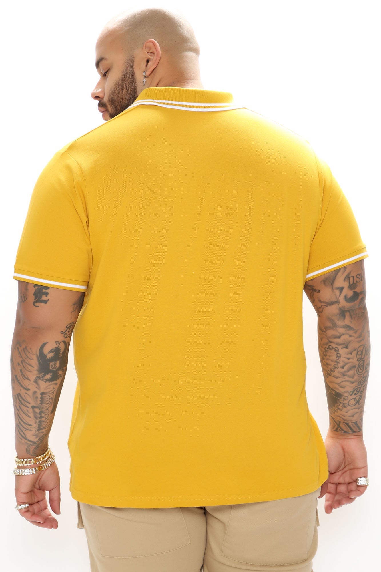 Wilson Short Sleeve Polo - Mustard