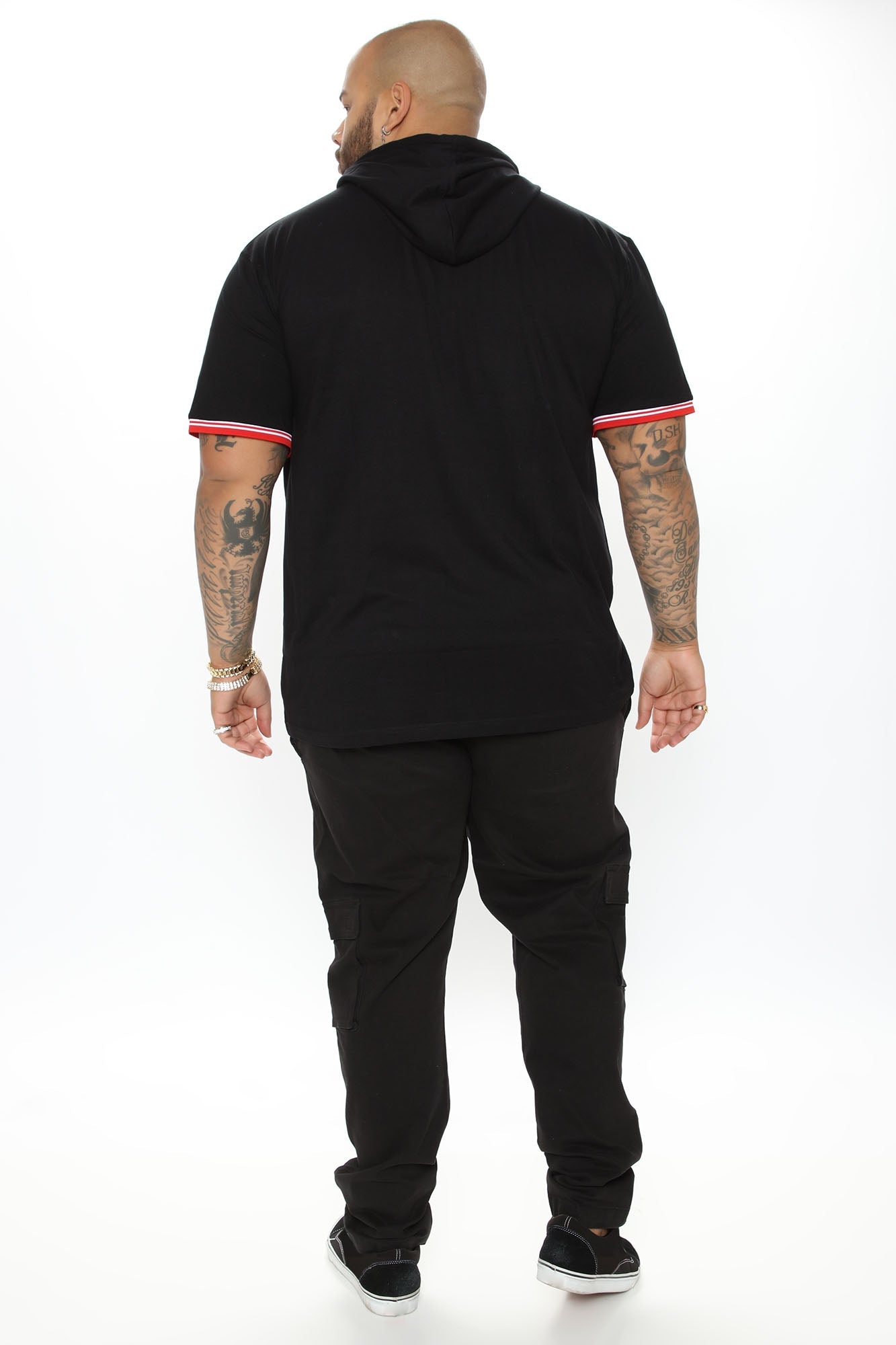 Cadet Utility Slim Cargo Pants - Black