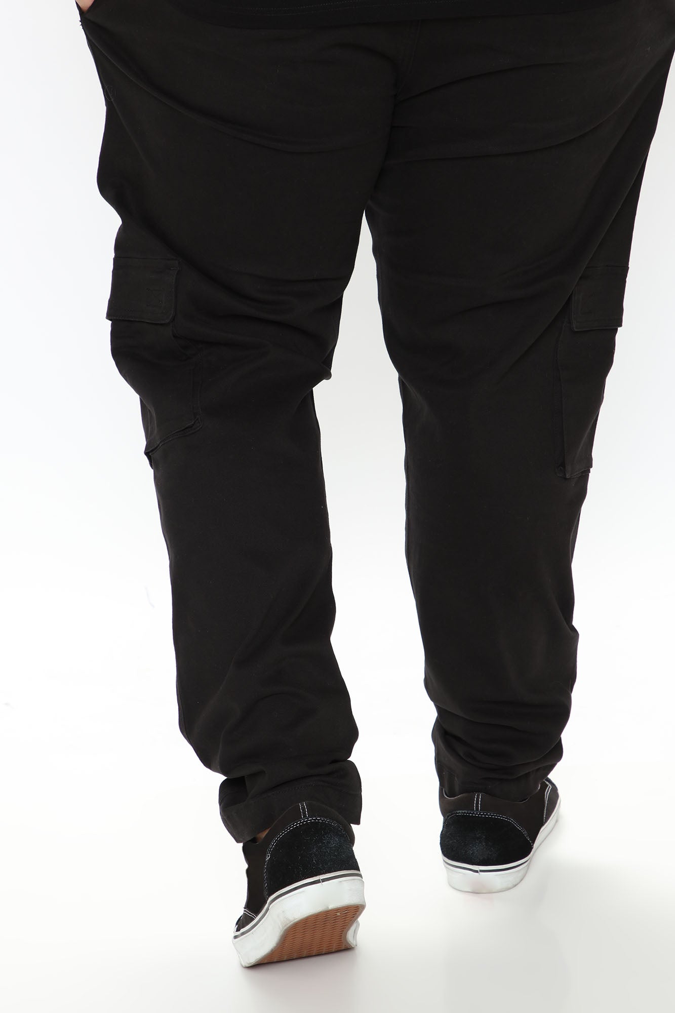 Cadet Utility Slim Cargo Pants - Black
