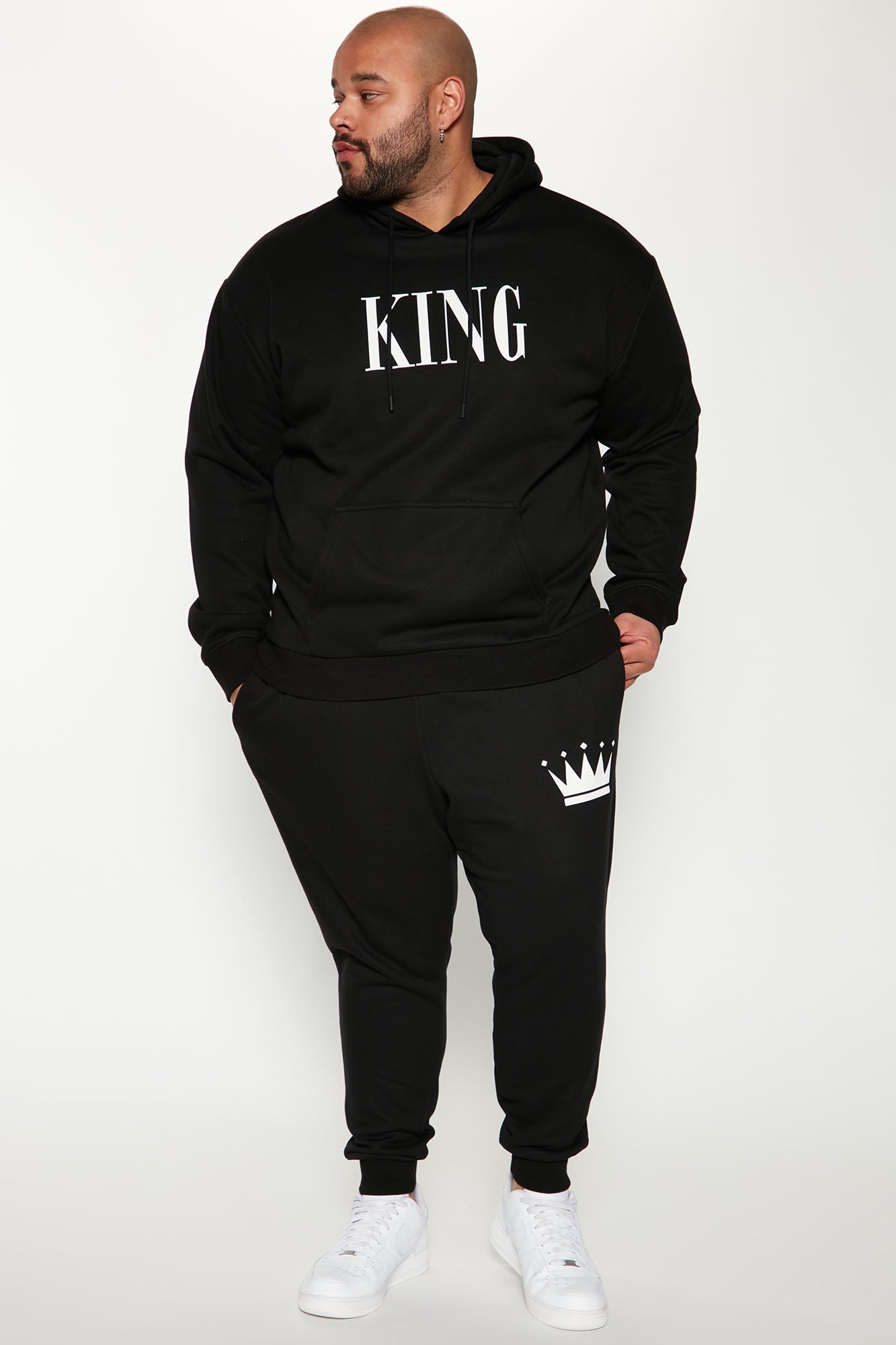 Family Goals King Jogger - Black
