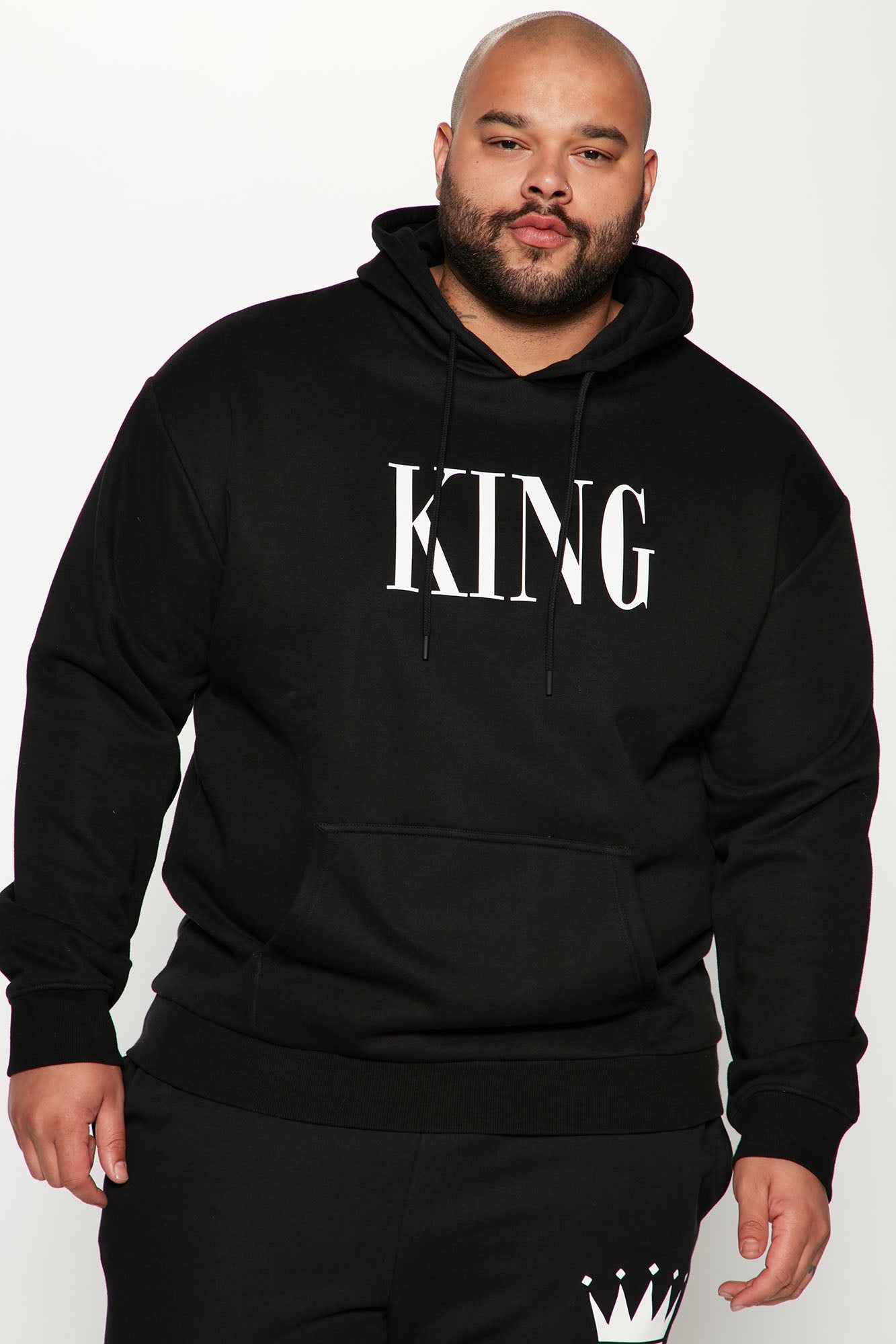 Family Goals King Hoodie - Black
