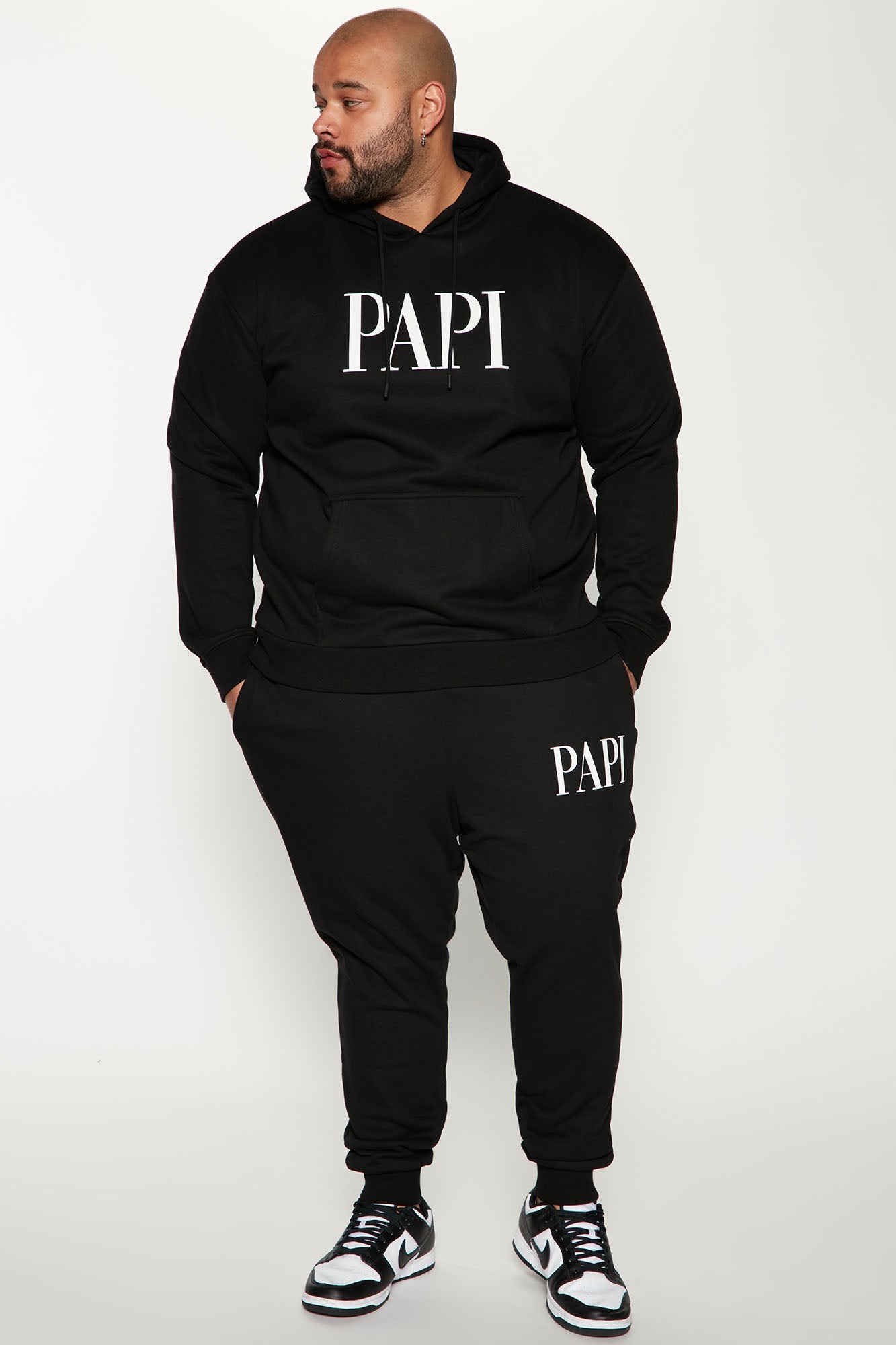 Family Goals Papi Jogger - Black