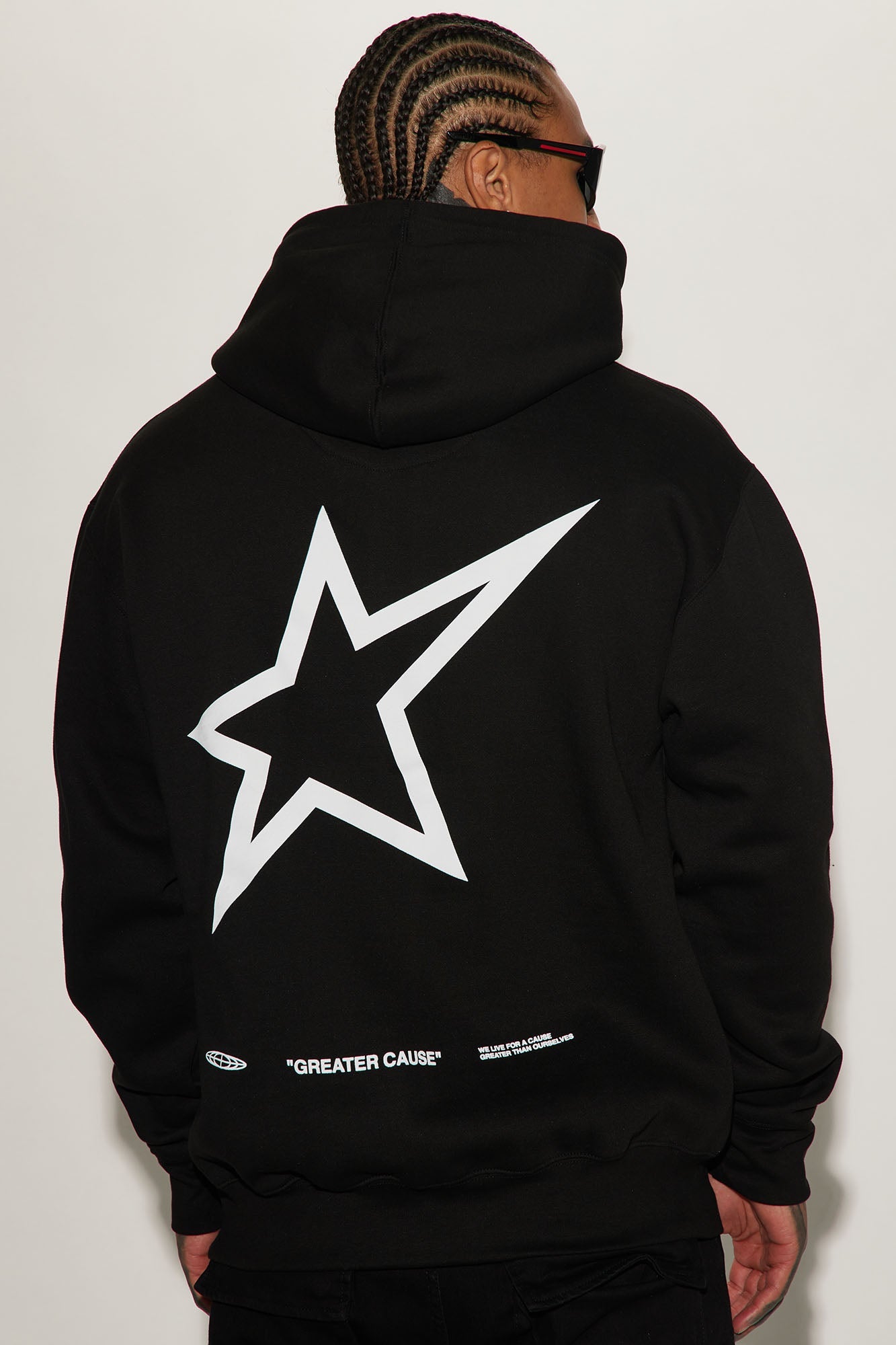 Greater Cause Hoodie - Black