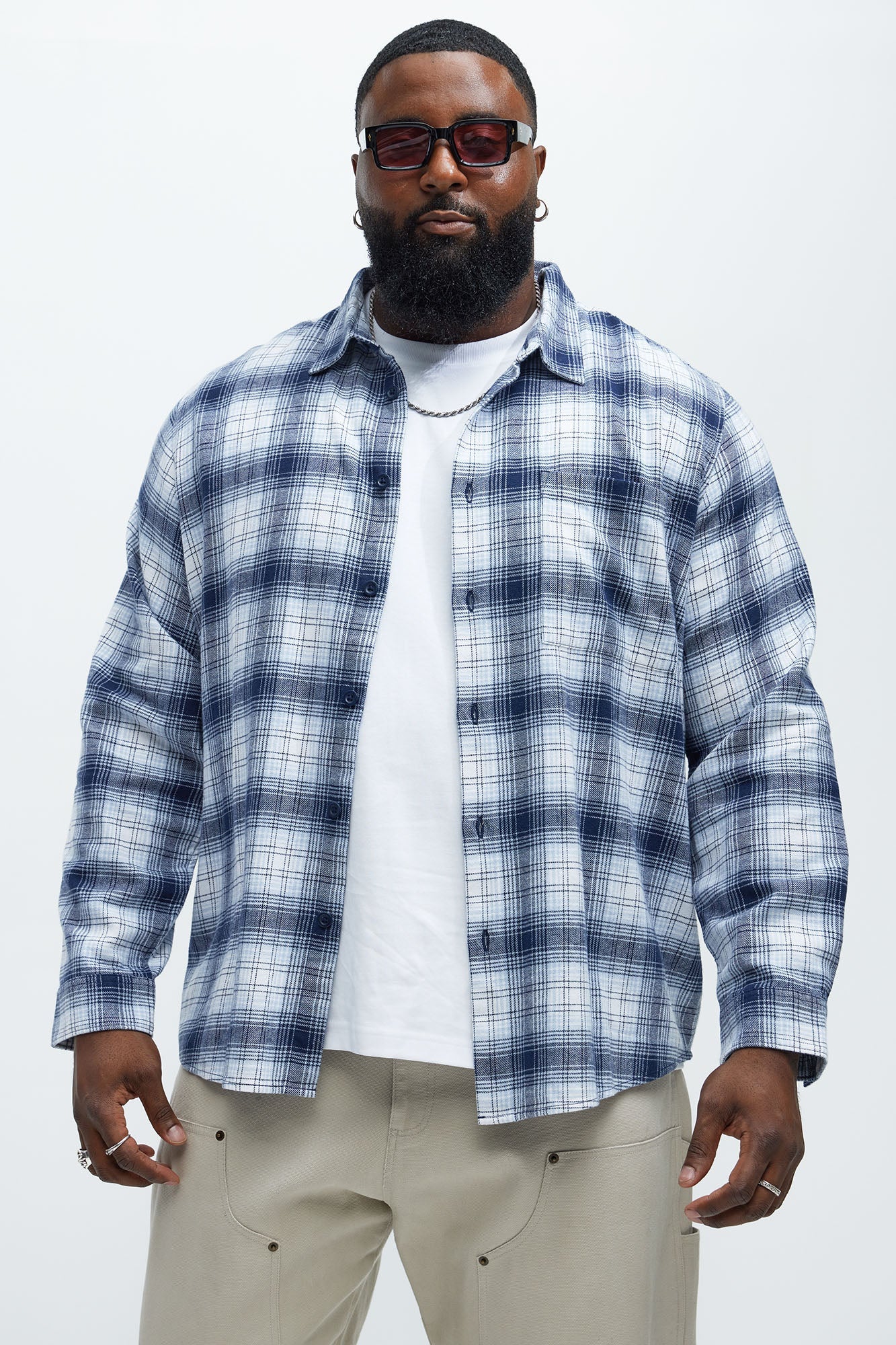 Alleghany Flannel Shirt - Blue/combo