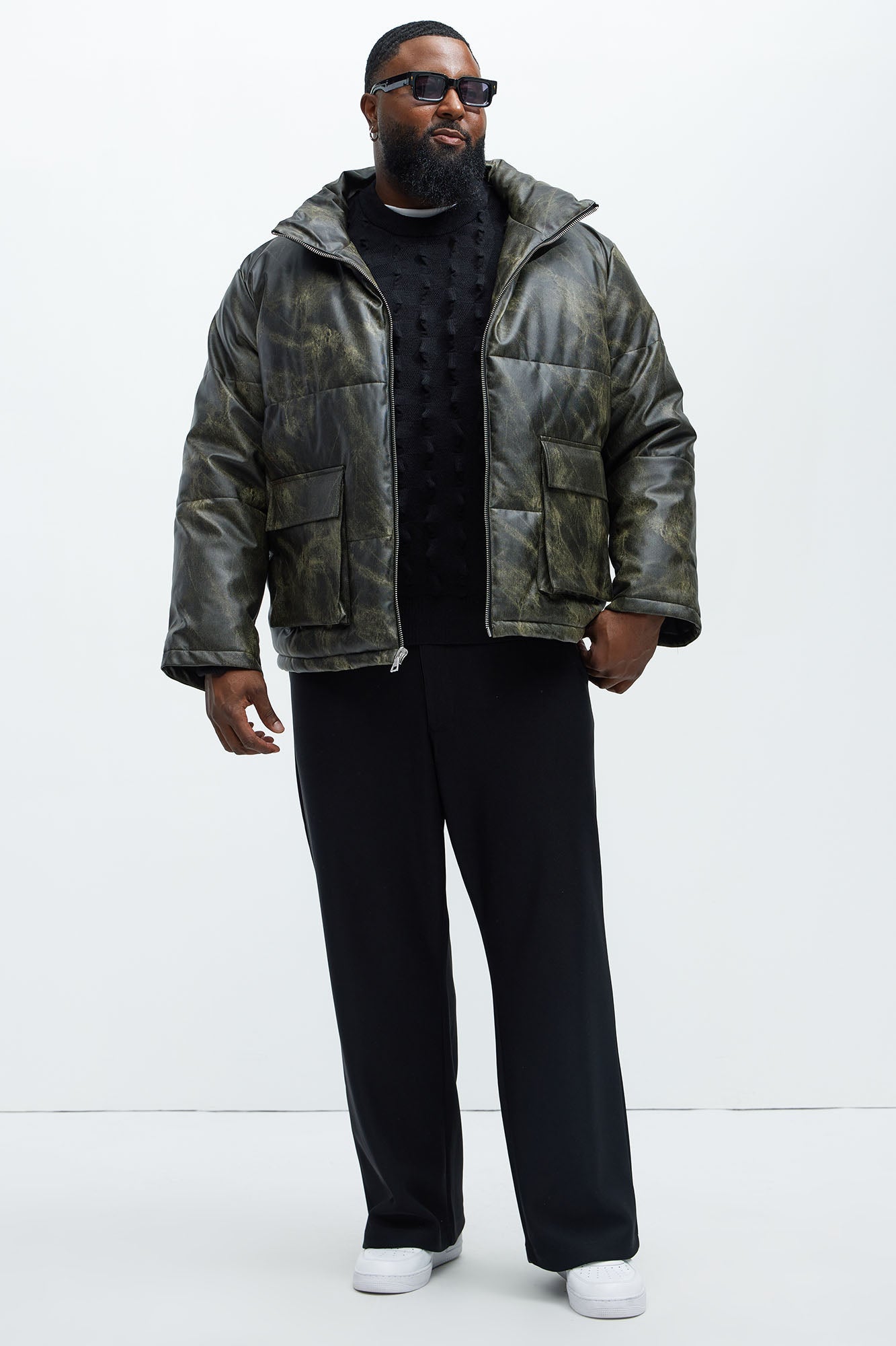 Cyclone Puffer Jacket - Olive