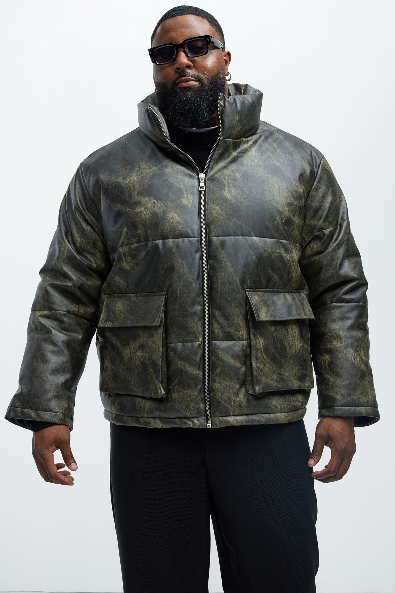 Cyclone Puffer Jacket - Olive