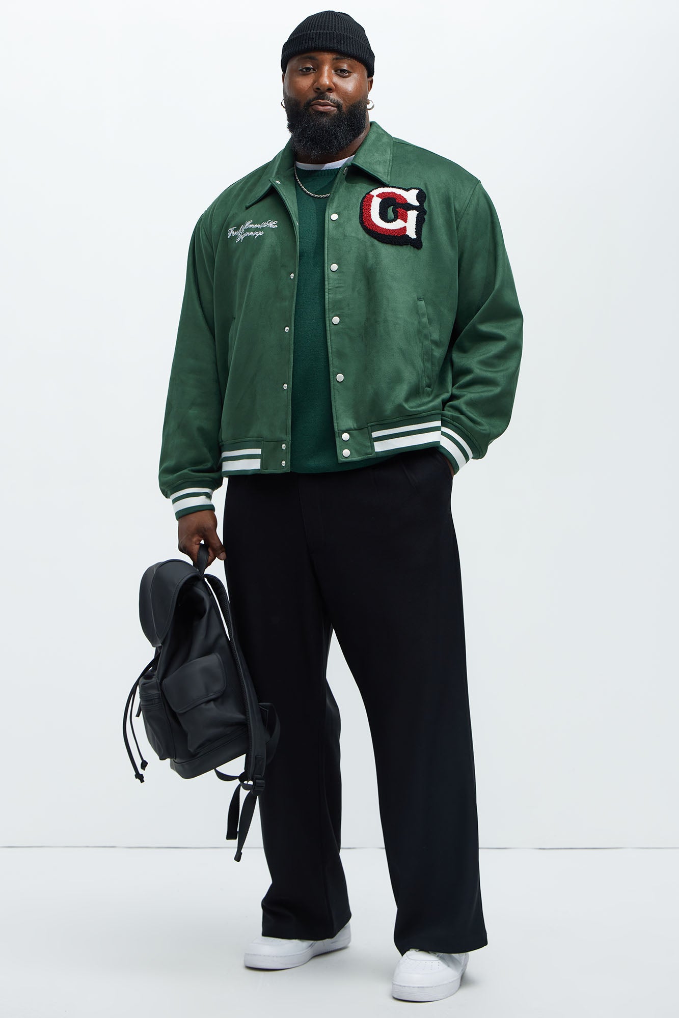 Good As Gold Varsity Jacket - Green