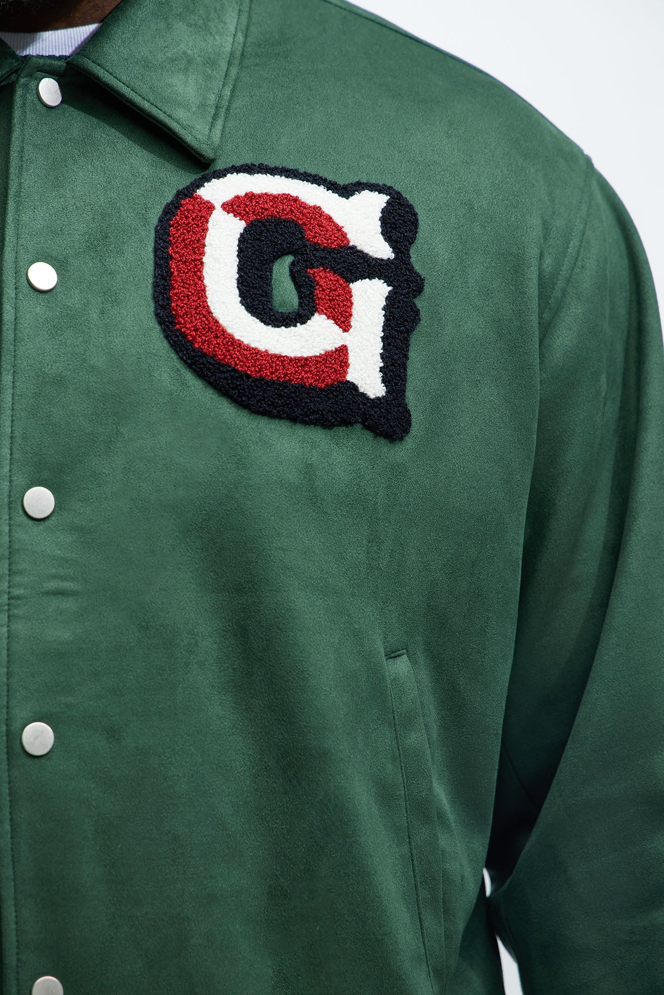 Good As Gold Varsity Jacket - Green