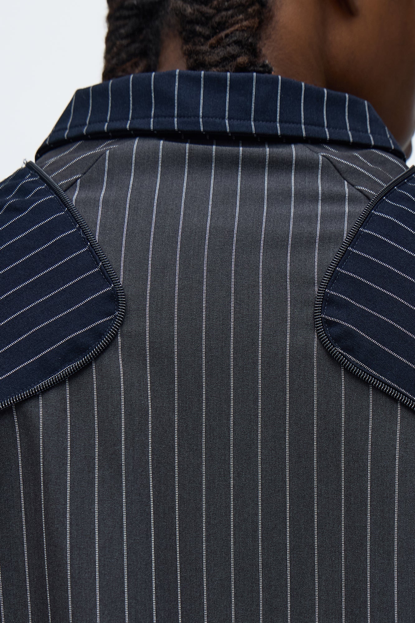 Too Easy Formal Bomber Jacket - Grey/combo