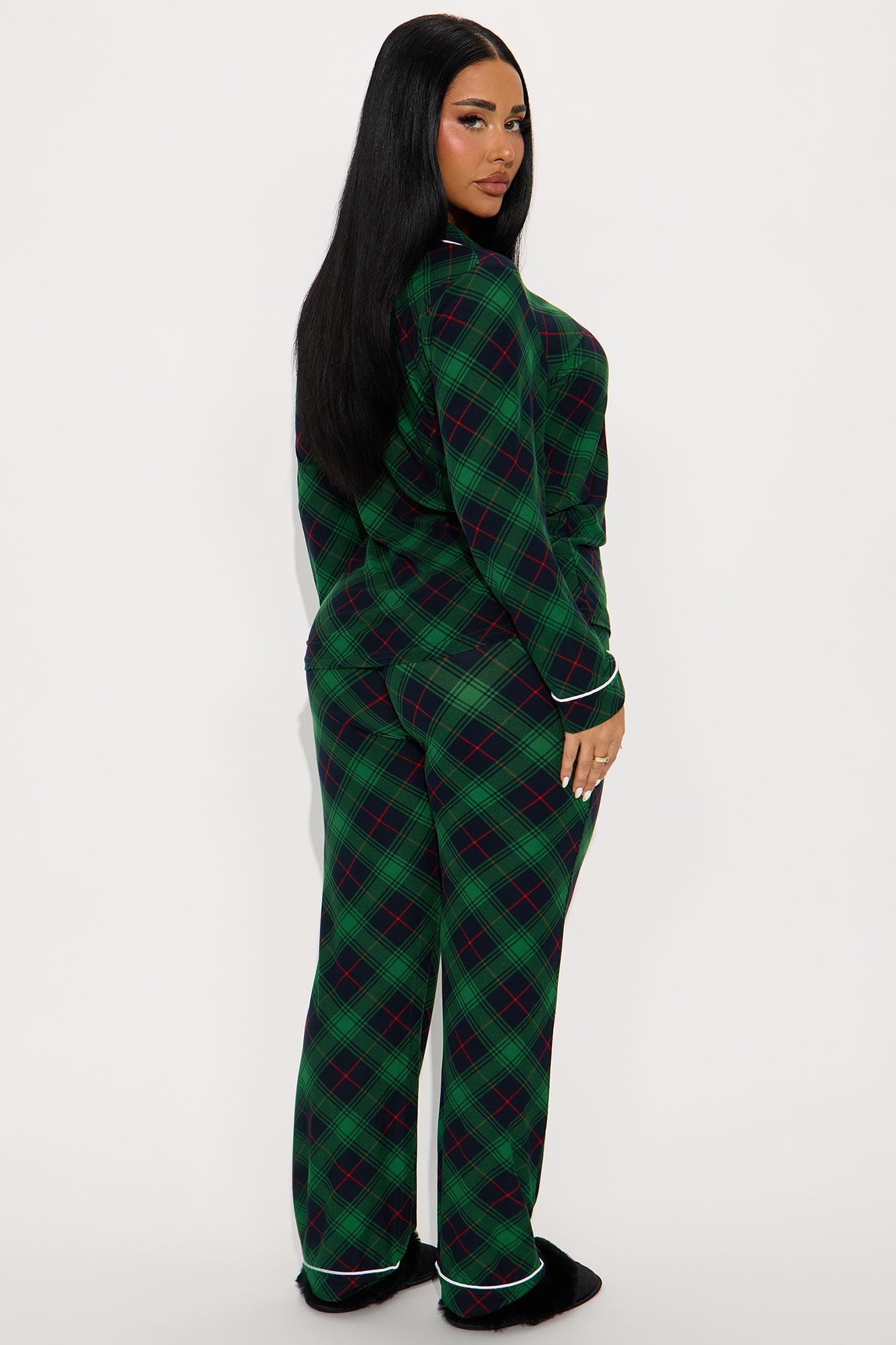 Winter Mood Long Sleeve PJ Pant Set - Navy/combo