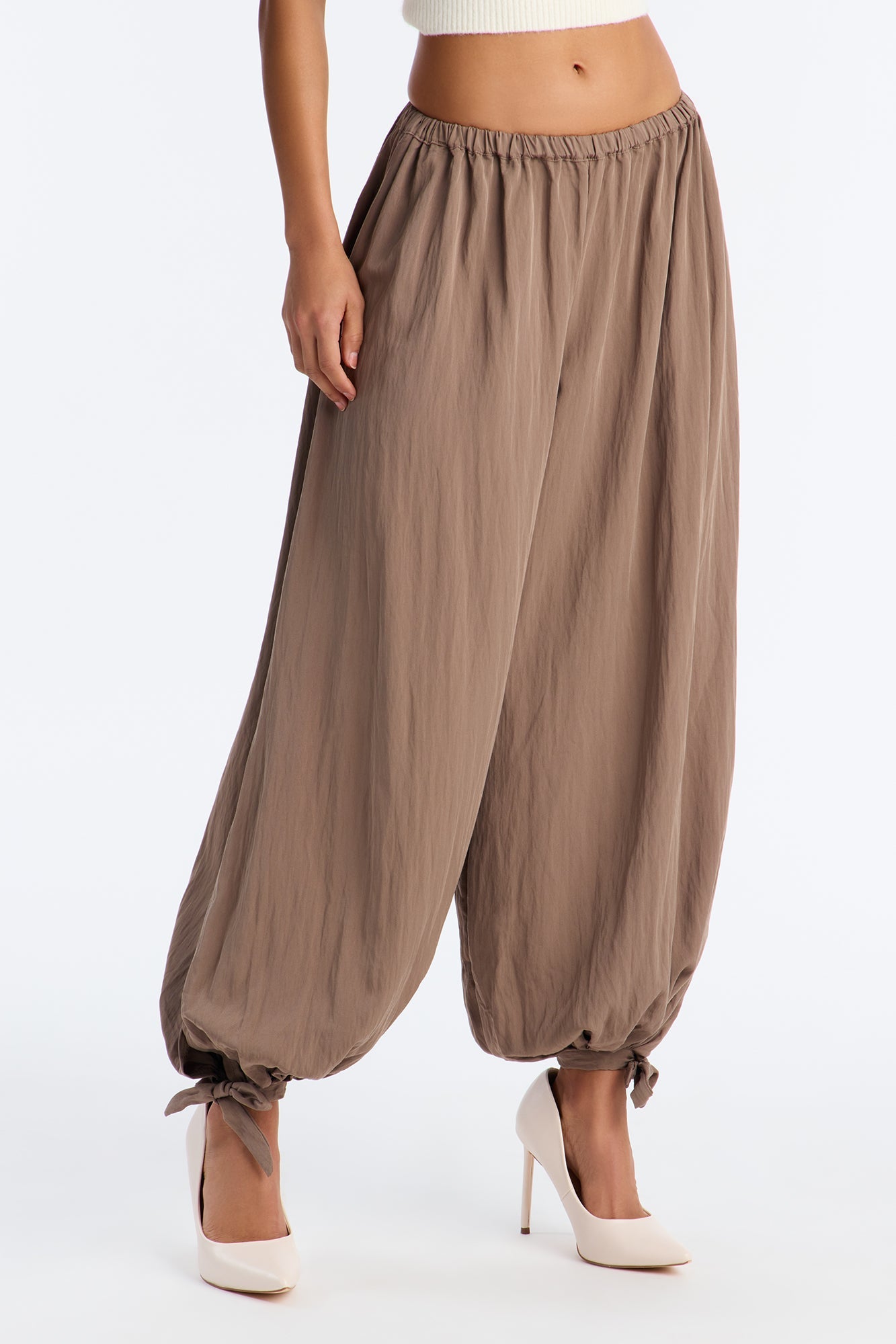 Boho Babe Balloon Pants 29″ - Olive