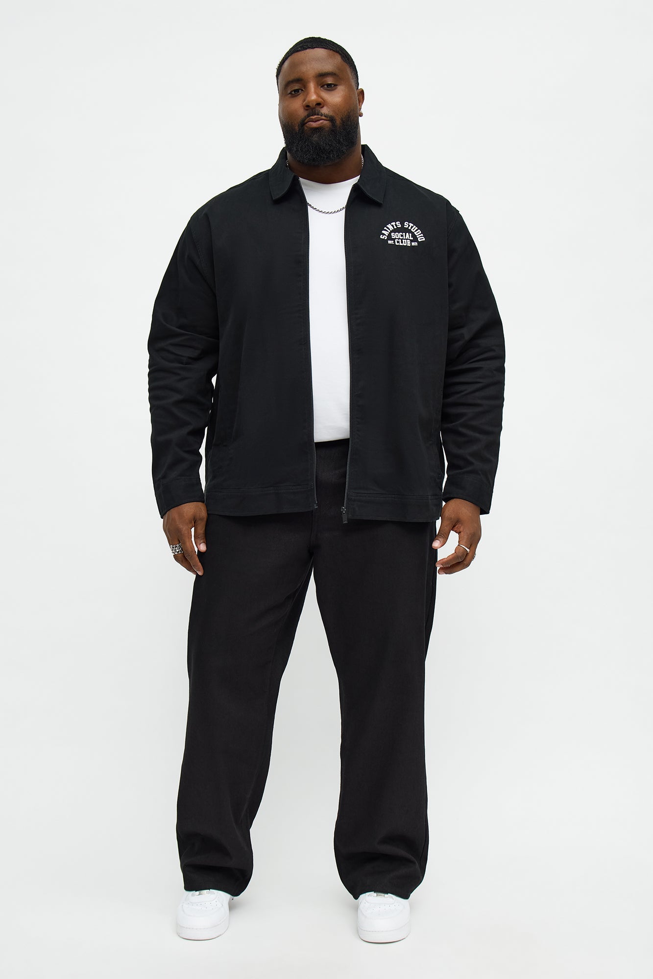 Social Club Trucker Jacket - Black