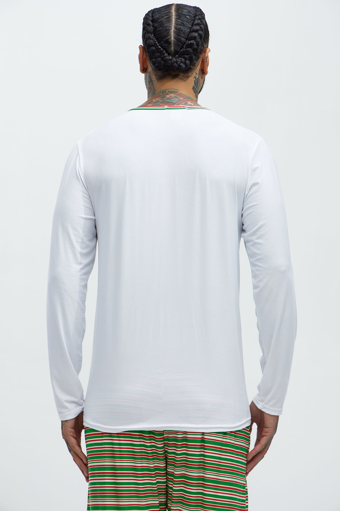 Reason For The Season Holiday PJ Set - White/combo