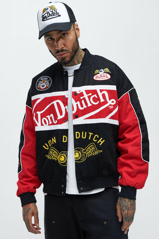 Von Dutch System Jacket - Black/Red