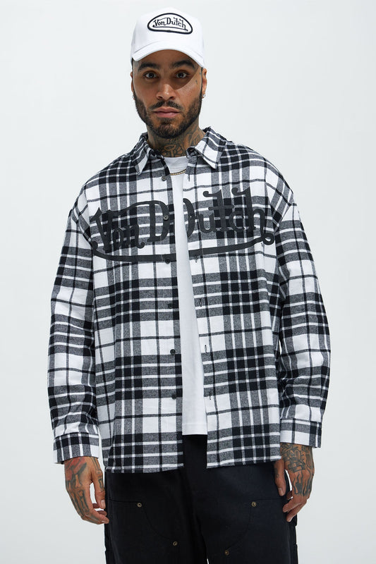Von Dutch Eyeball Flannel - Black/combo