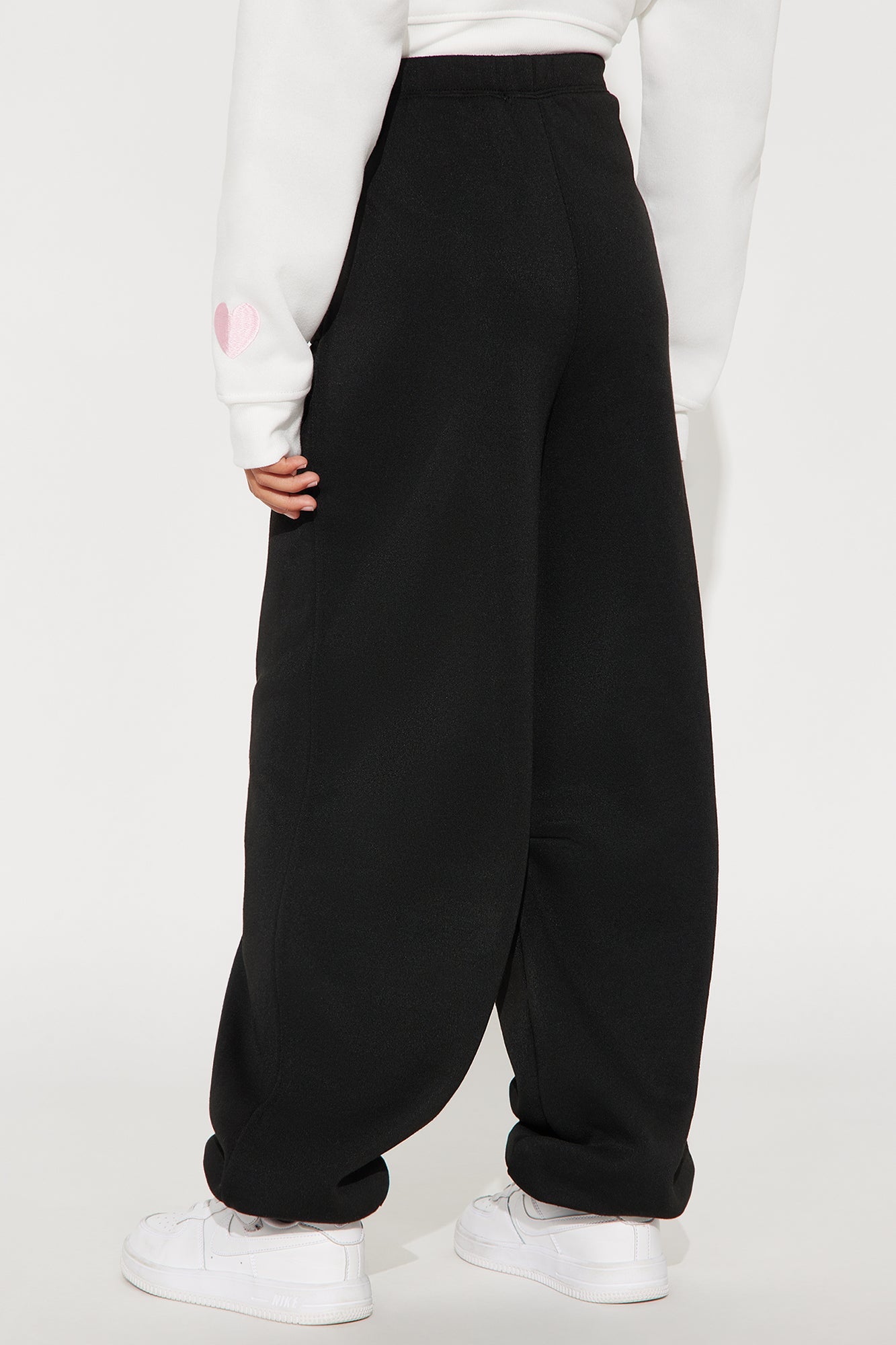 Mini Chillin For Life Wide Leg Pants - Black