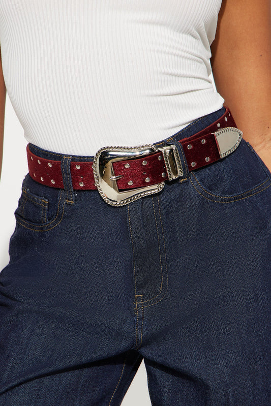 Rodeo Time Belt - Red