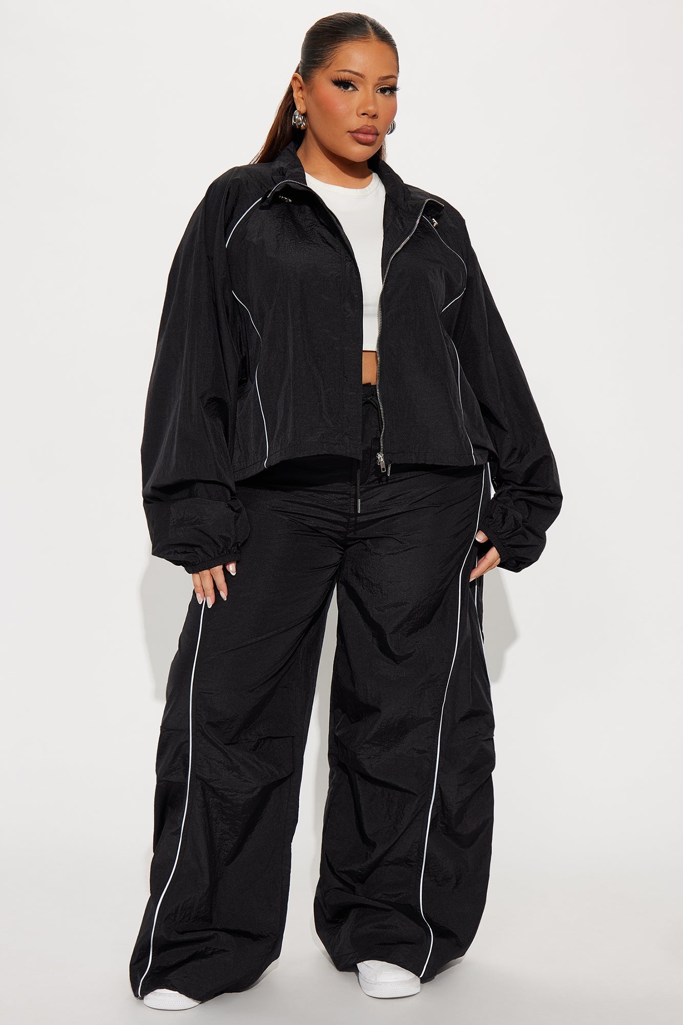 Just My Vibe Jogger Track Pant 32″ - Black