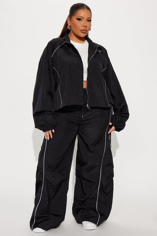 Just My Vibe Jogger Track Pant 32″ - Black