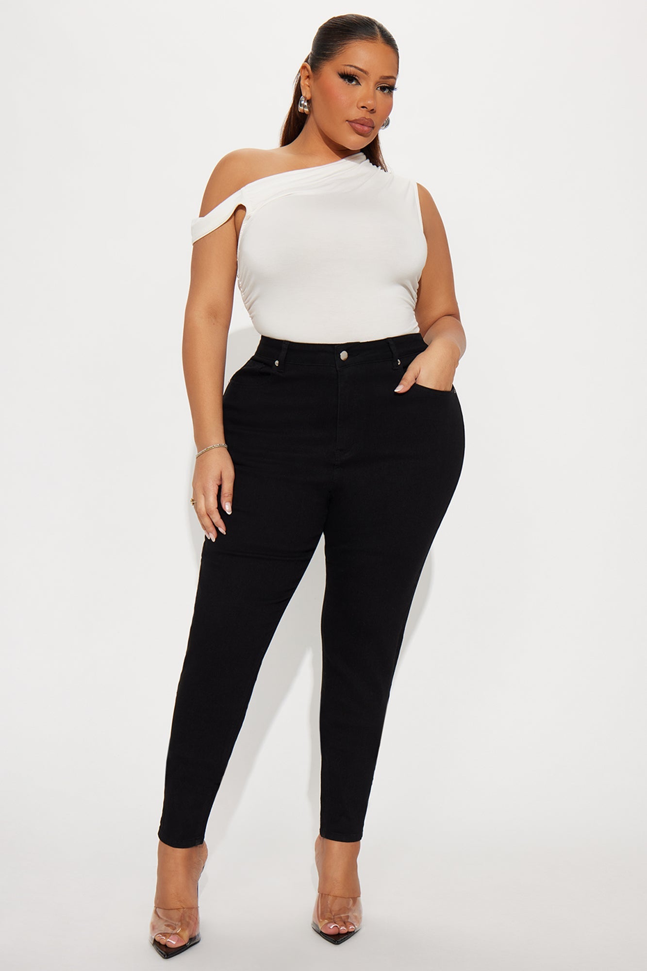 Decker Everyday High Rise Skinny Jeans - Black